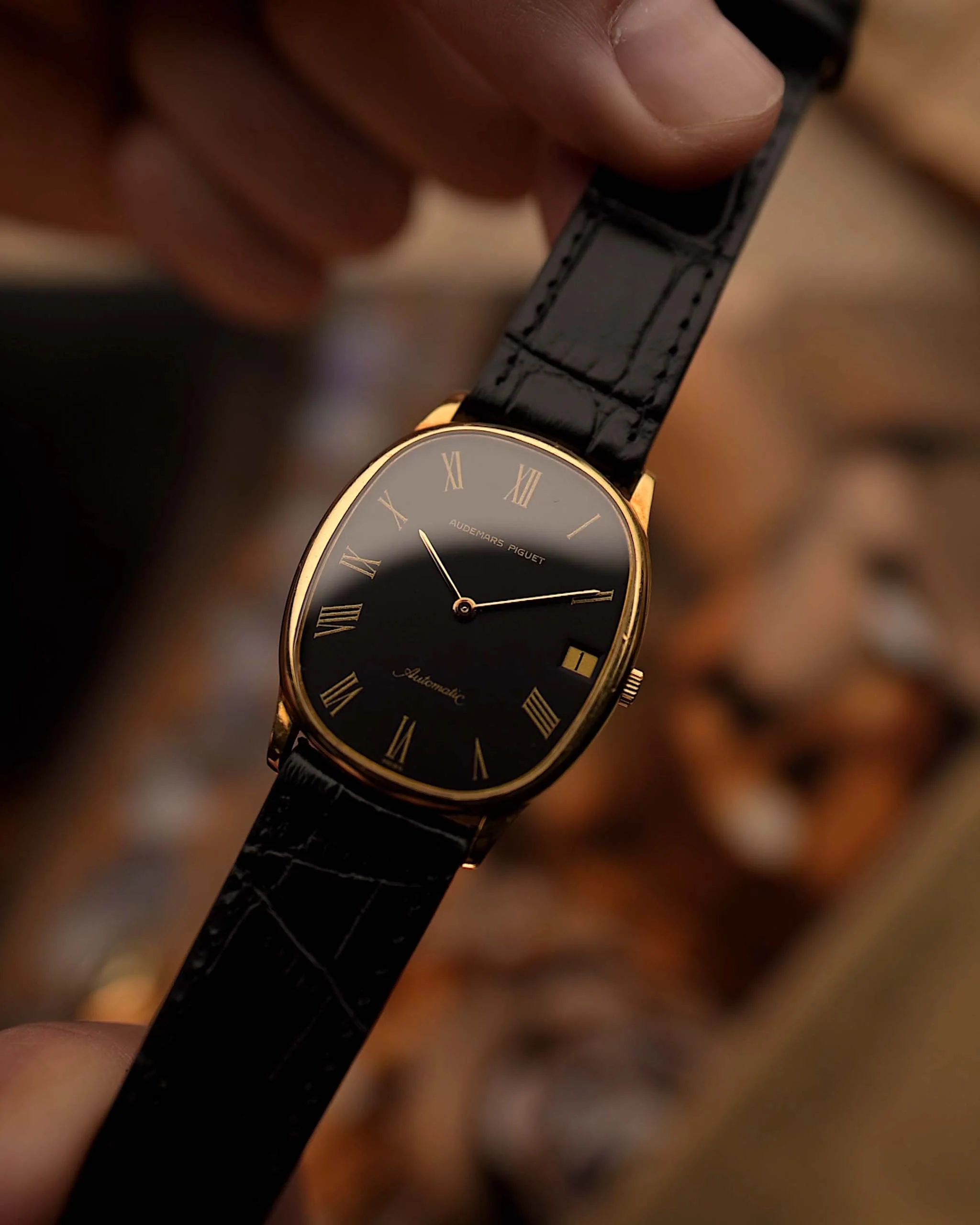 Audemars Piguet Ellipse Black Roman 1977 - Image 3