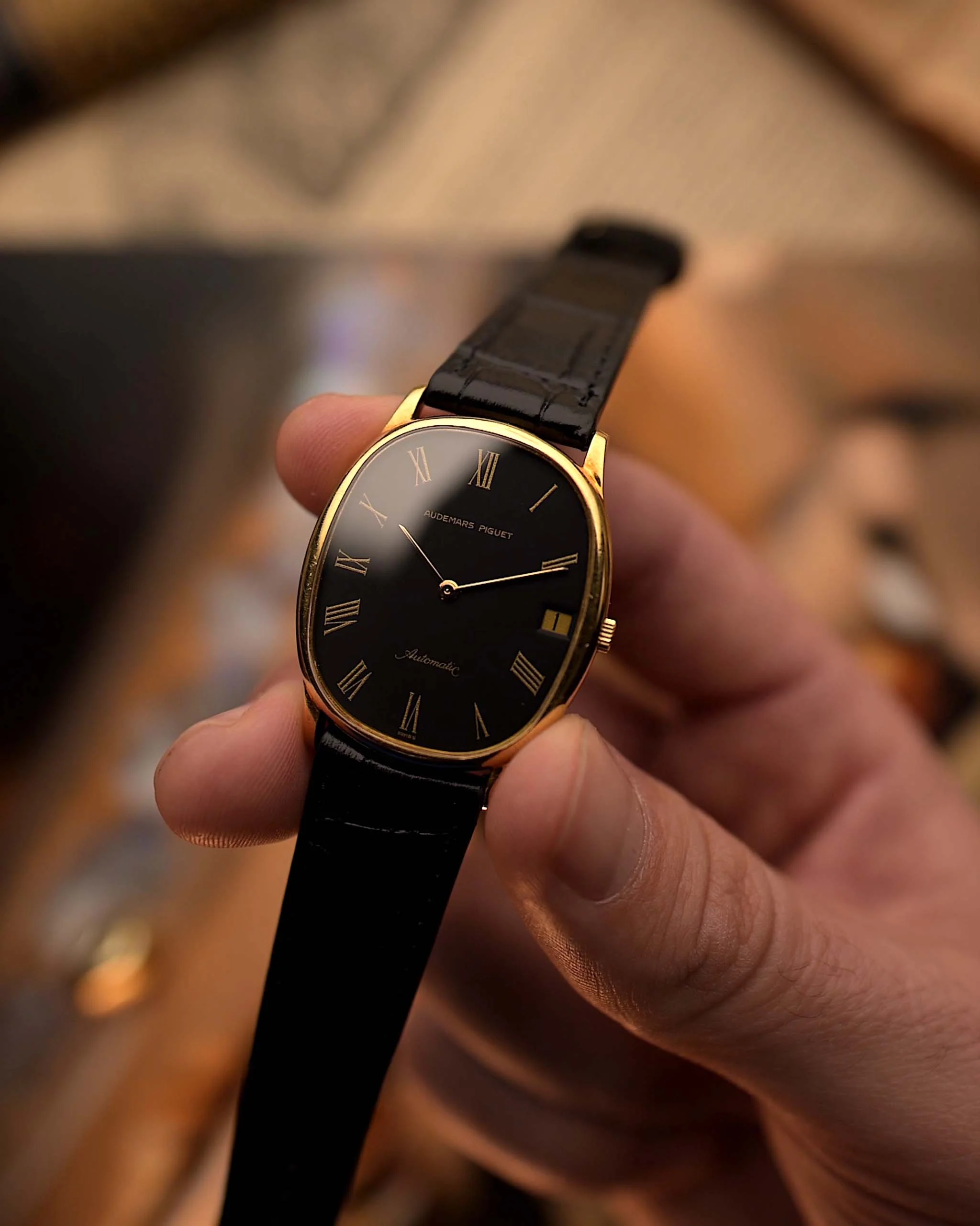 Audemars Piguet Ellipse Black Roman 1977 - Image 5