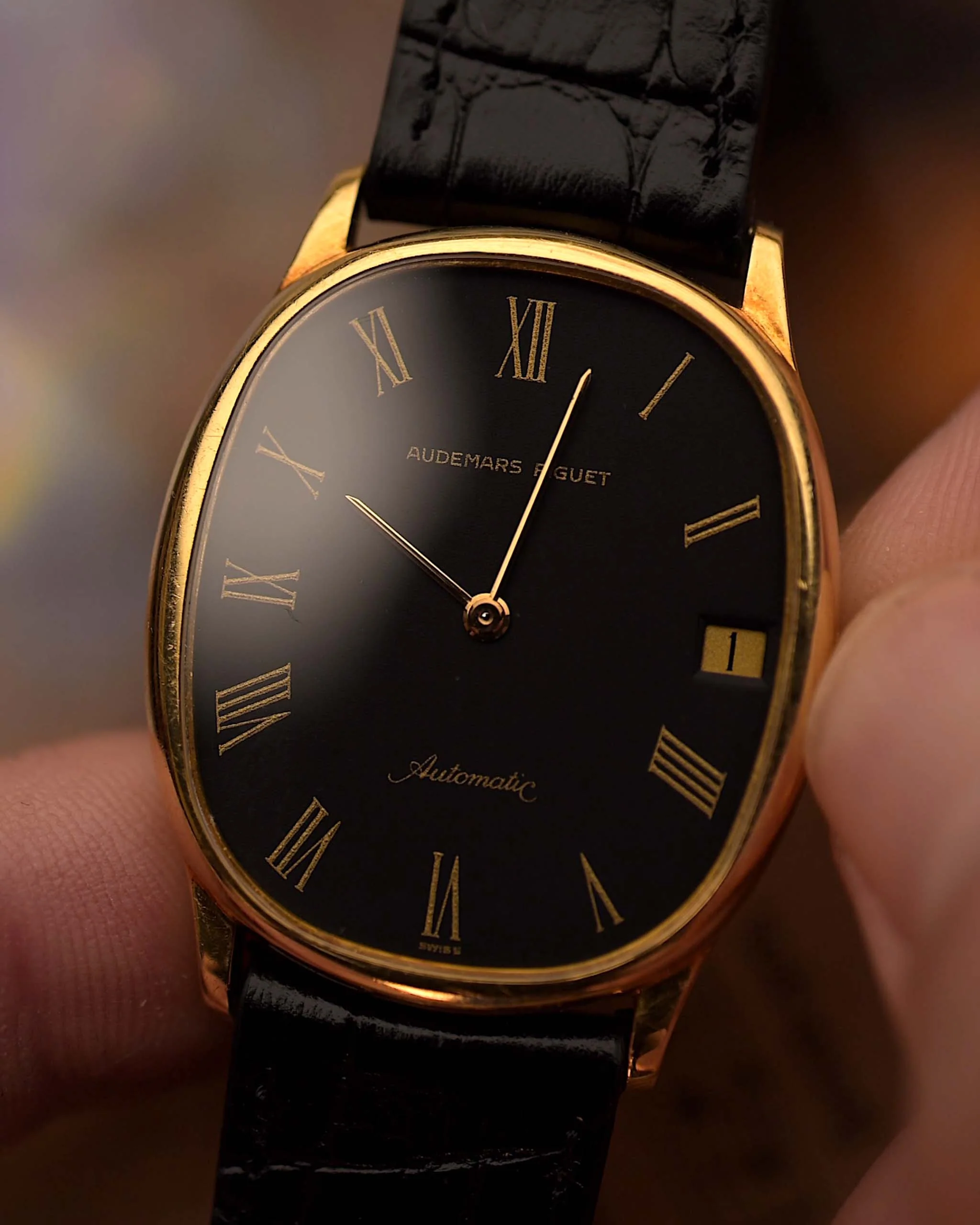 Audemars Piguet Ellipse Black Roman 1977 - Image 8