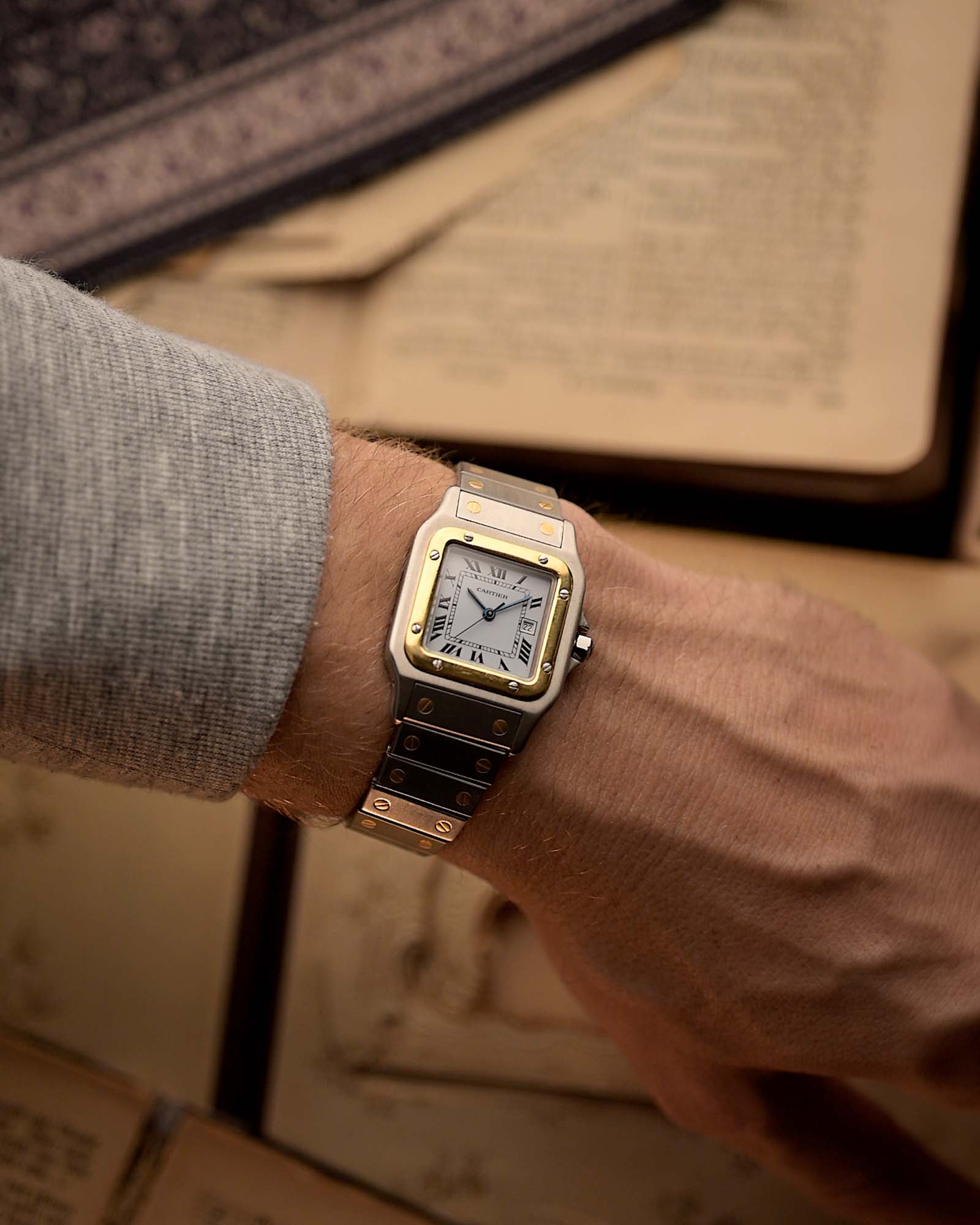 Cartier Santos 2961 Carree 1990s - Image 2