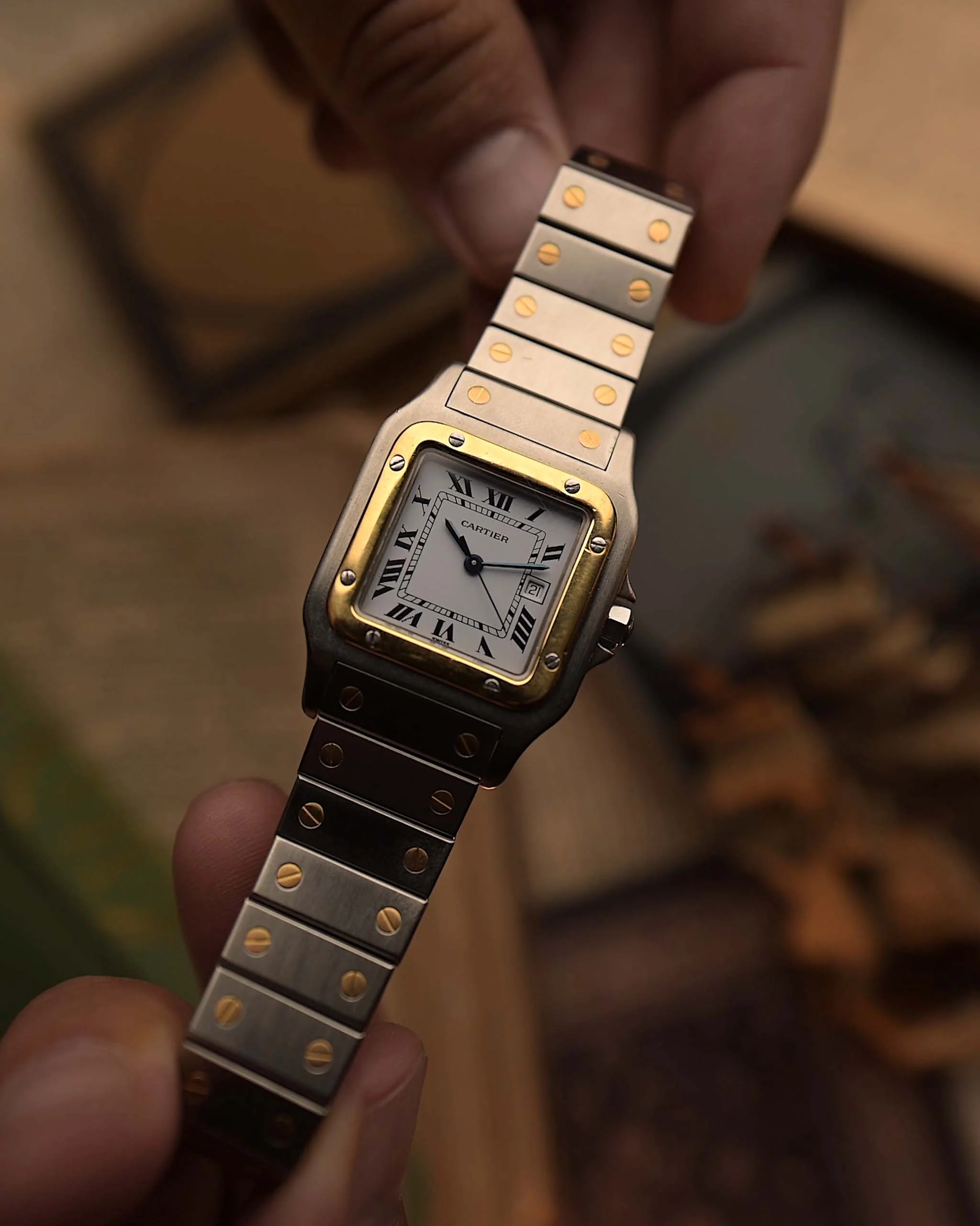 Cartier Santos 2961 Carree 1990s - Image 3