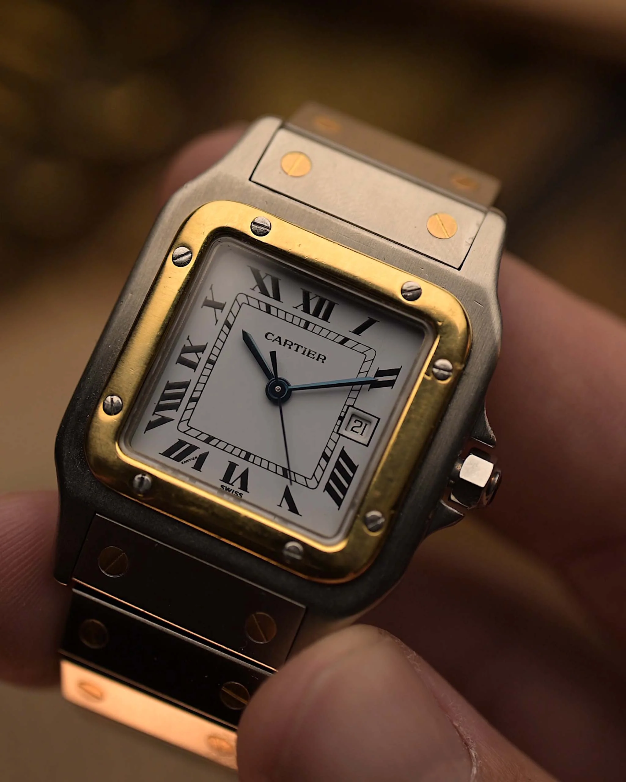 Cartier Santos 2961 Carree 1990s - Image 4