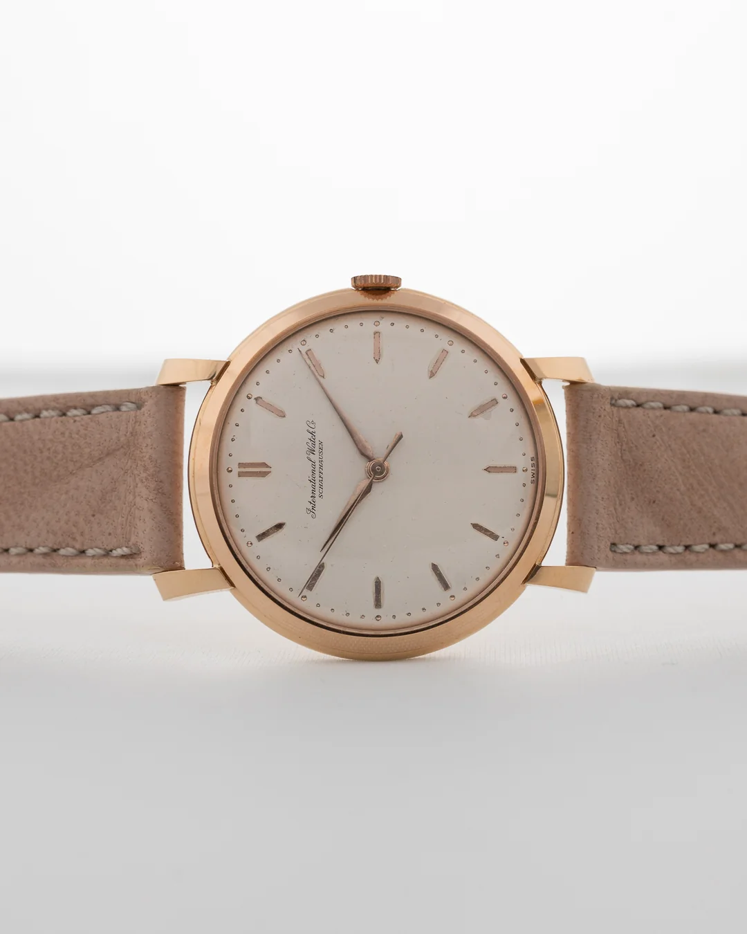 Iwc 18k Rose Shark Fin 1958