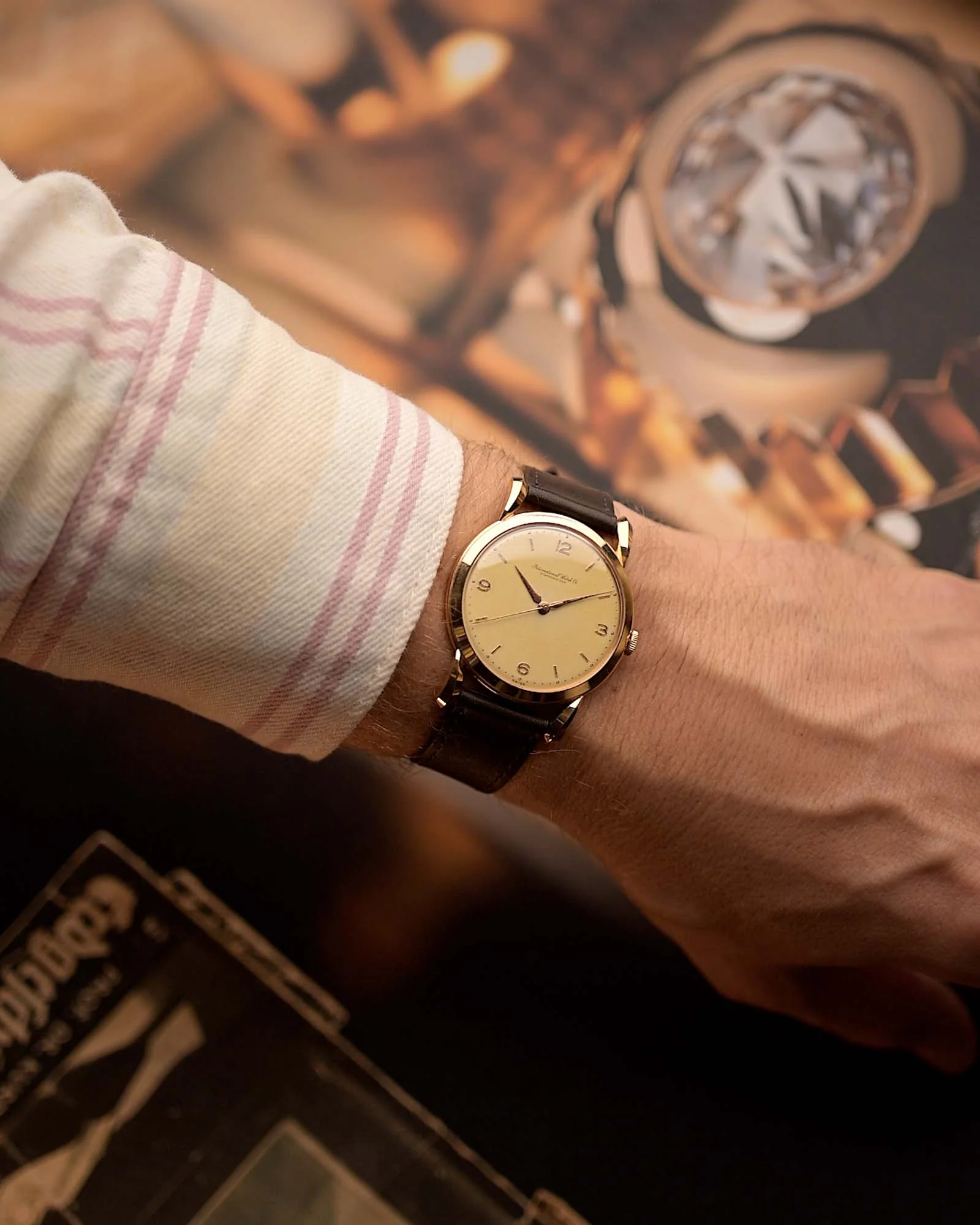 IWC Cal. 89 Bombé 18k Rose 1955 - Image 2