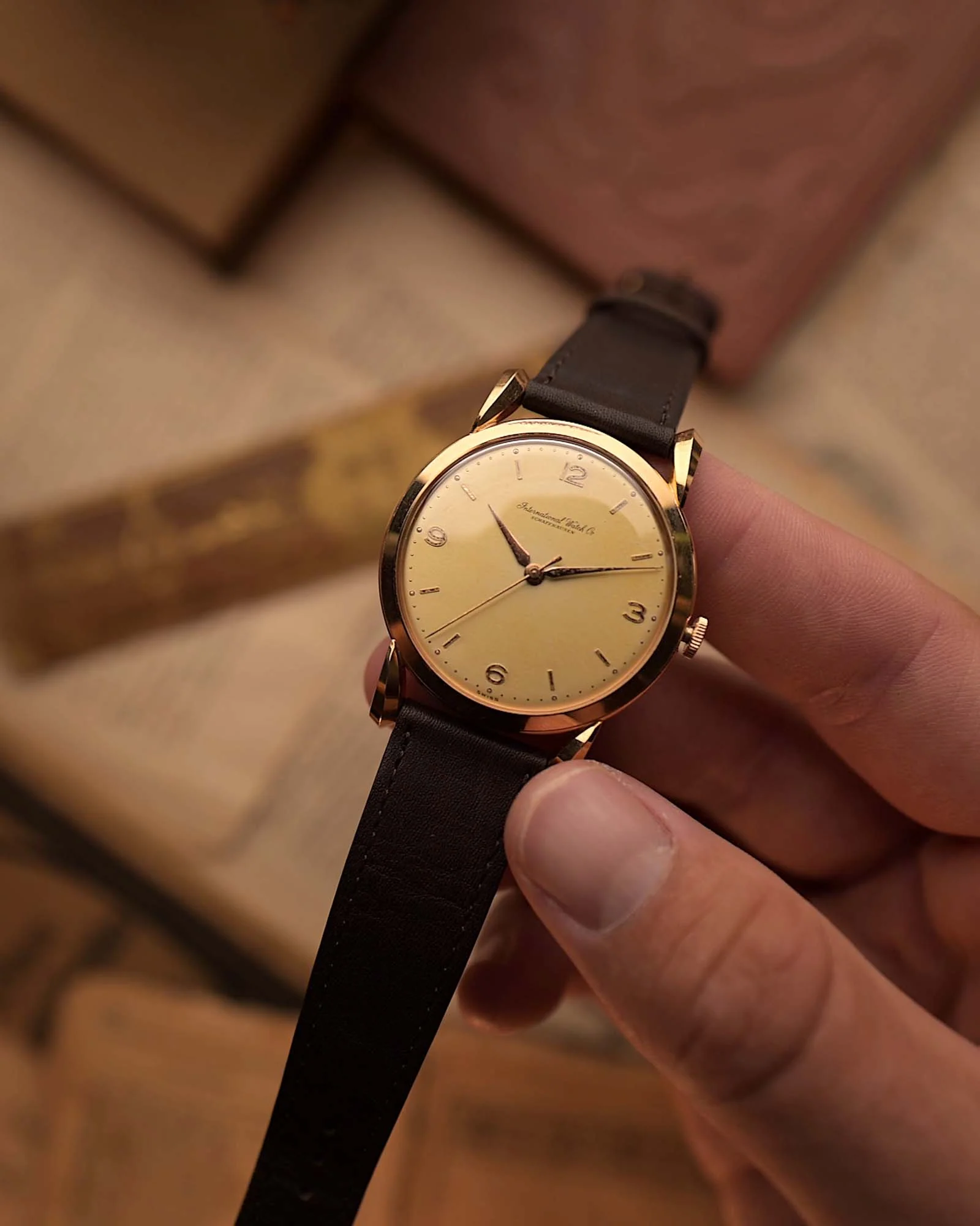 IWC Cal. 89 Bombé 18k Rose 1955 - Image 3