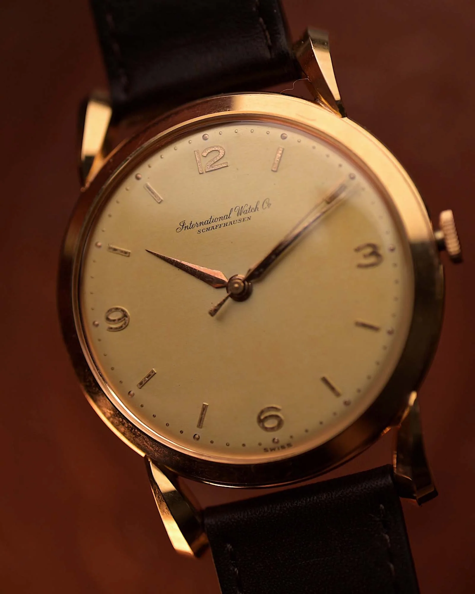 IWC Cal. 89 Bombé 18k Rose 1955 - Image 4