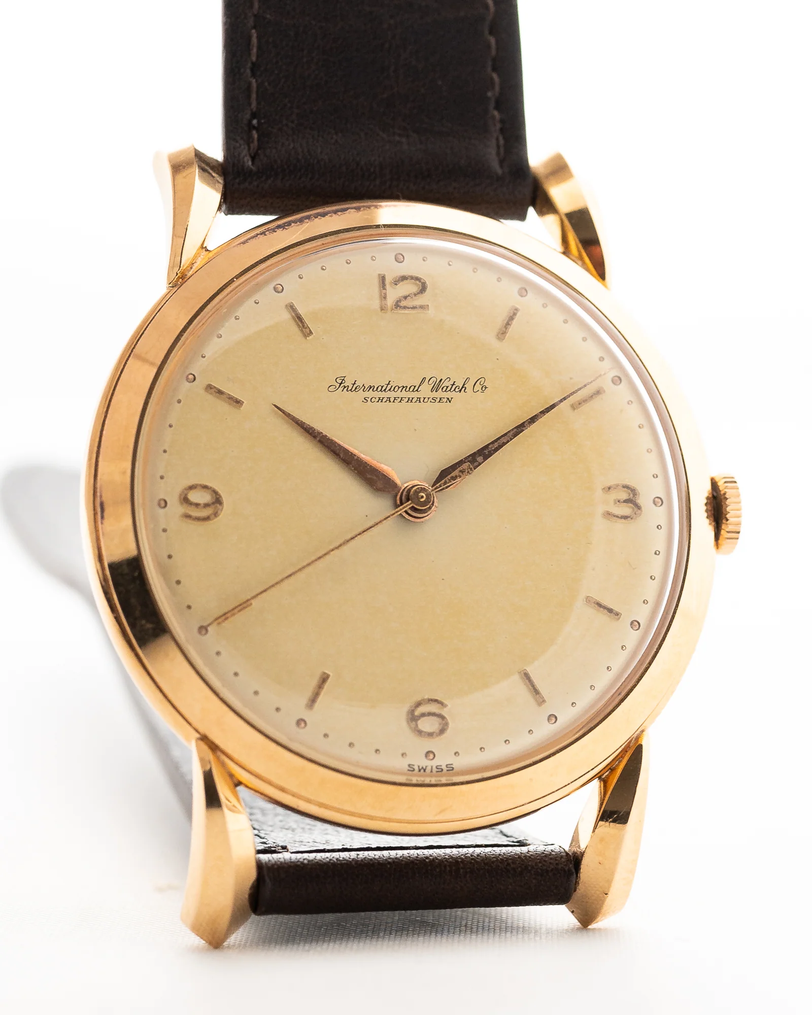 IWC Cal. 89 Bombé 18k Rose 1955 - Image 7