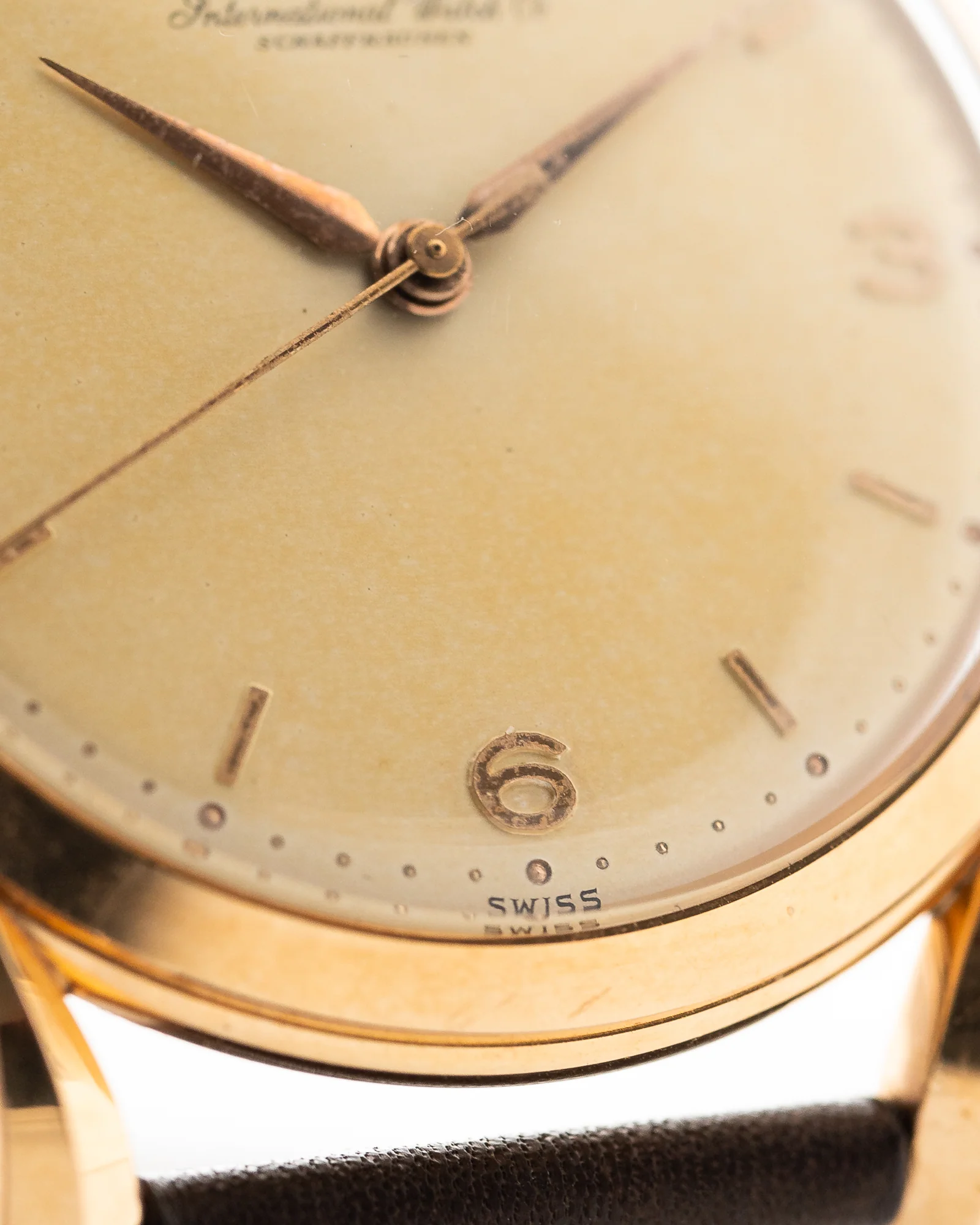 IWC Cal. 89 Bombé 18k Rose 1955 - Image 9