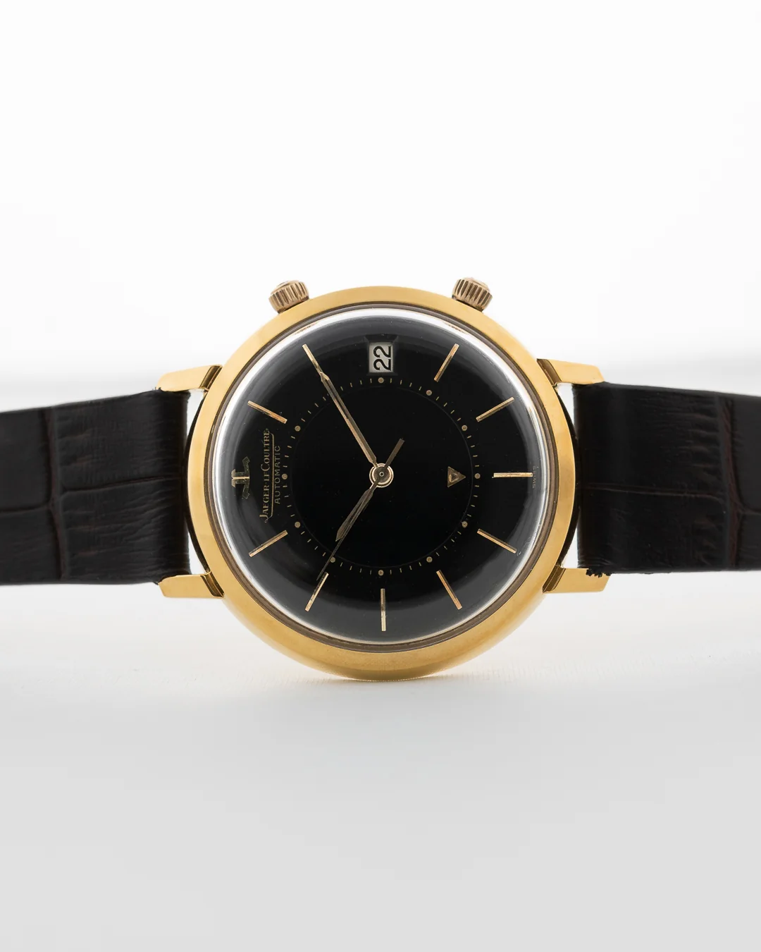 Jaeger LeCoultre Memovox black Jumbo 1958