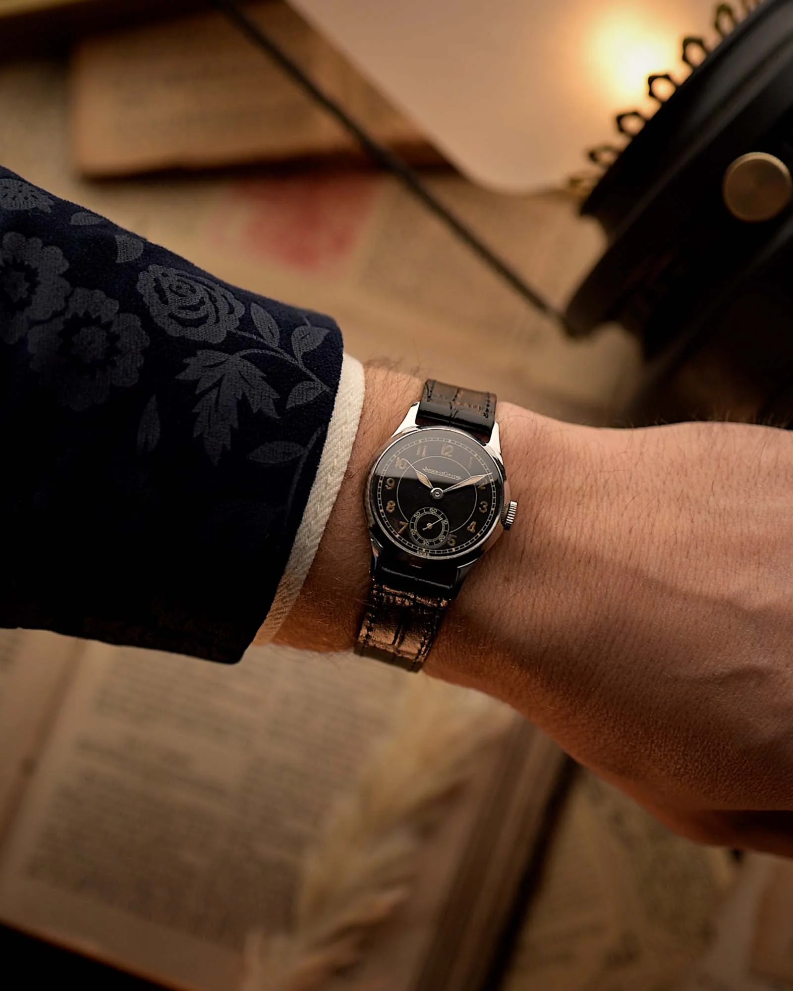 Jaeger LeCoultre Military Black 1940s - Image 2
