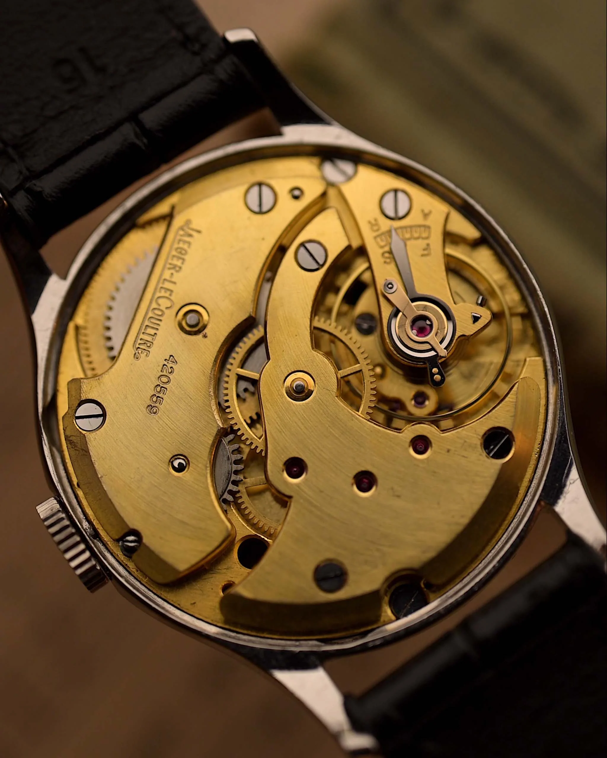 Jaeger LeCoultre Military Black 1940s - Image 7