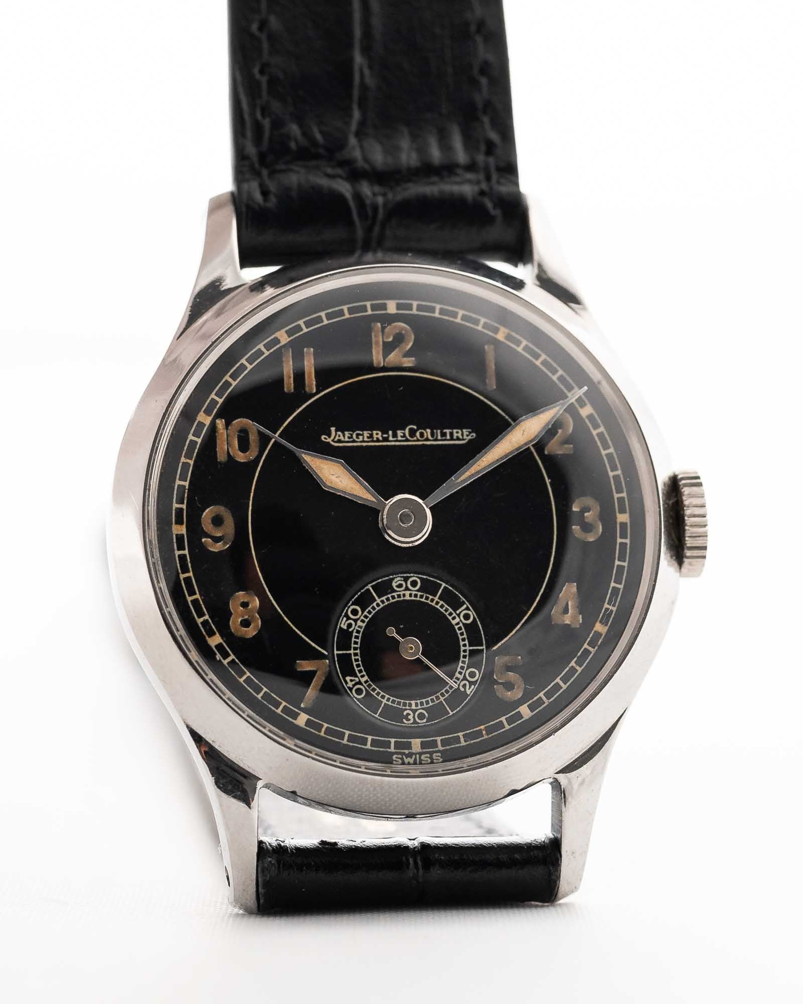 Jaeger LeCoultre Military Black 1940s - Image 8