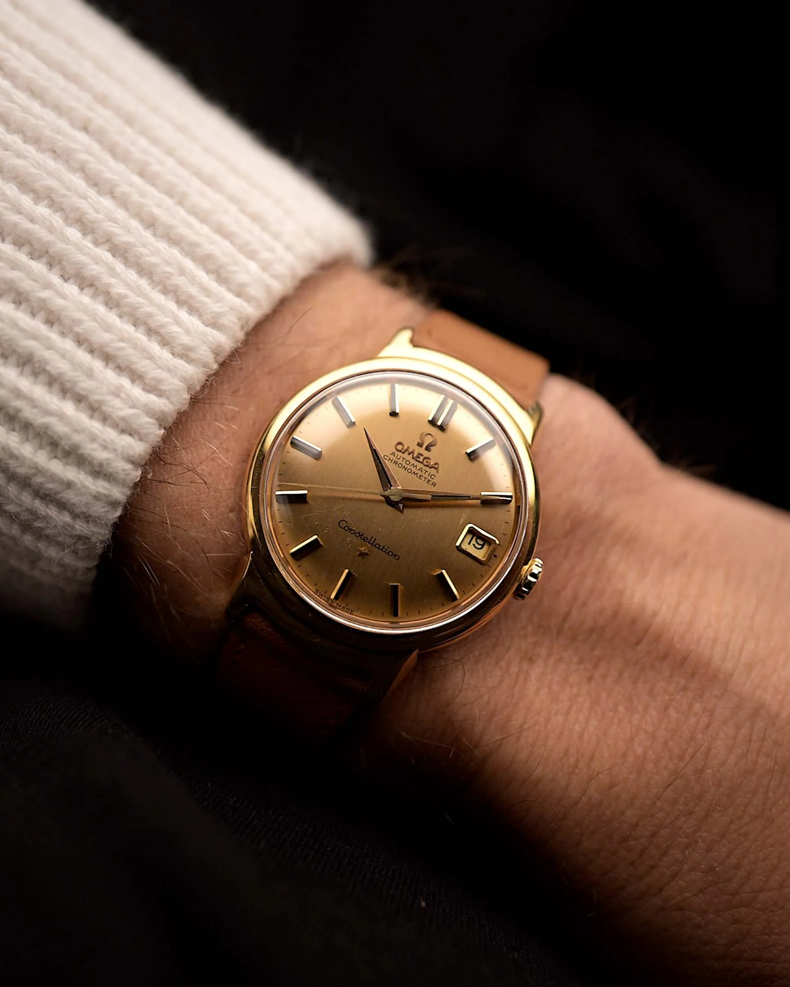 Omega 14398 Constellation Pie Pan Hooded 1960