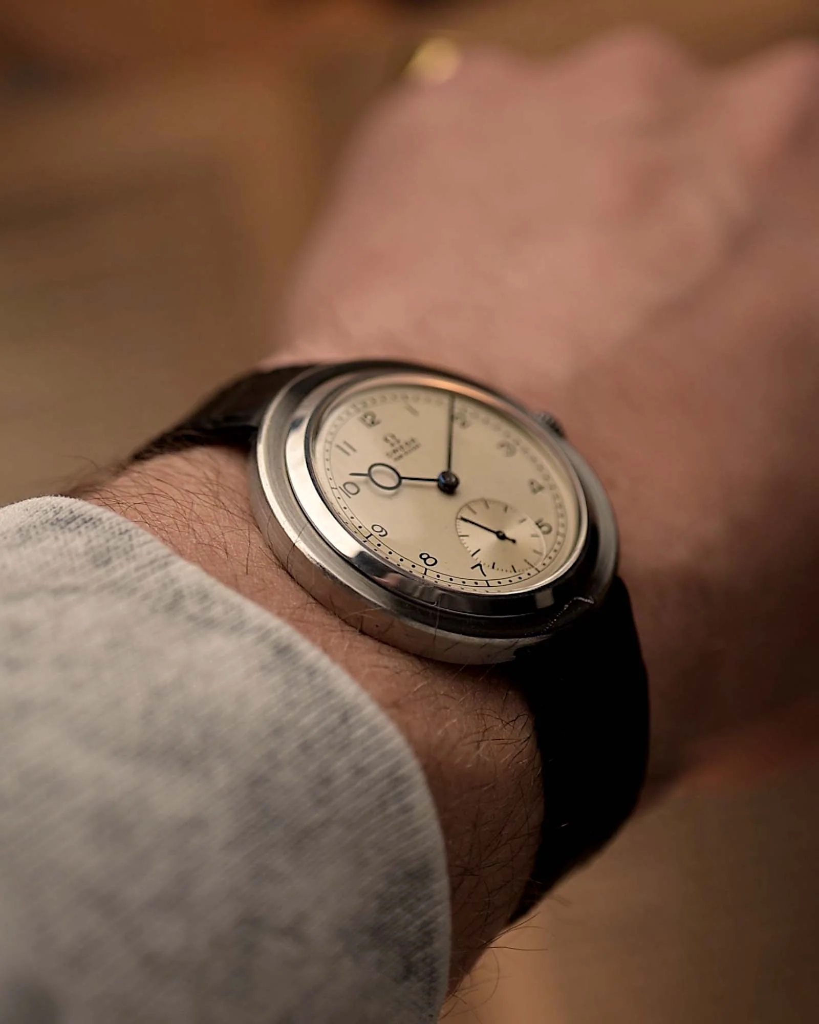 Omega Art Deco Jumbo Disco Volante Pontife 1930s - Image 3