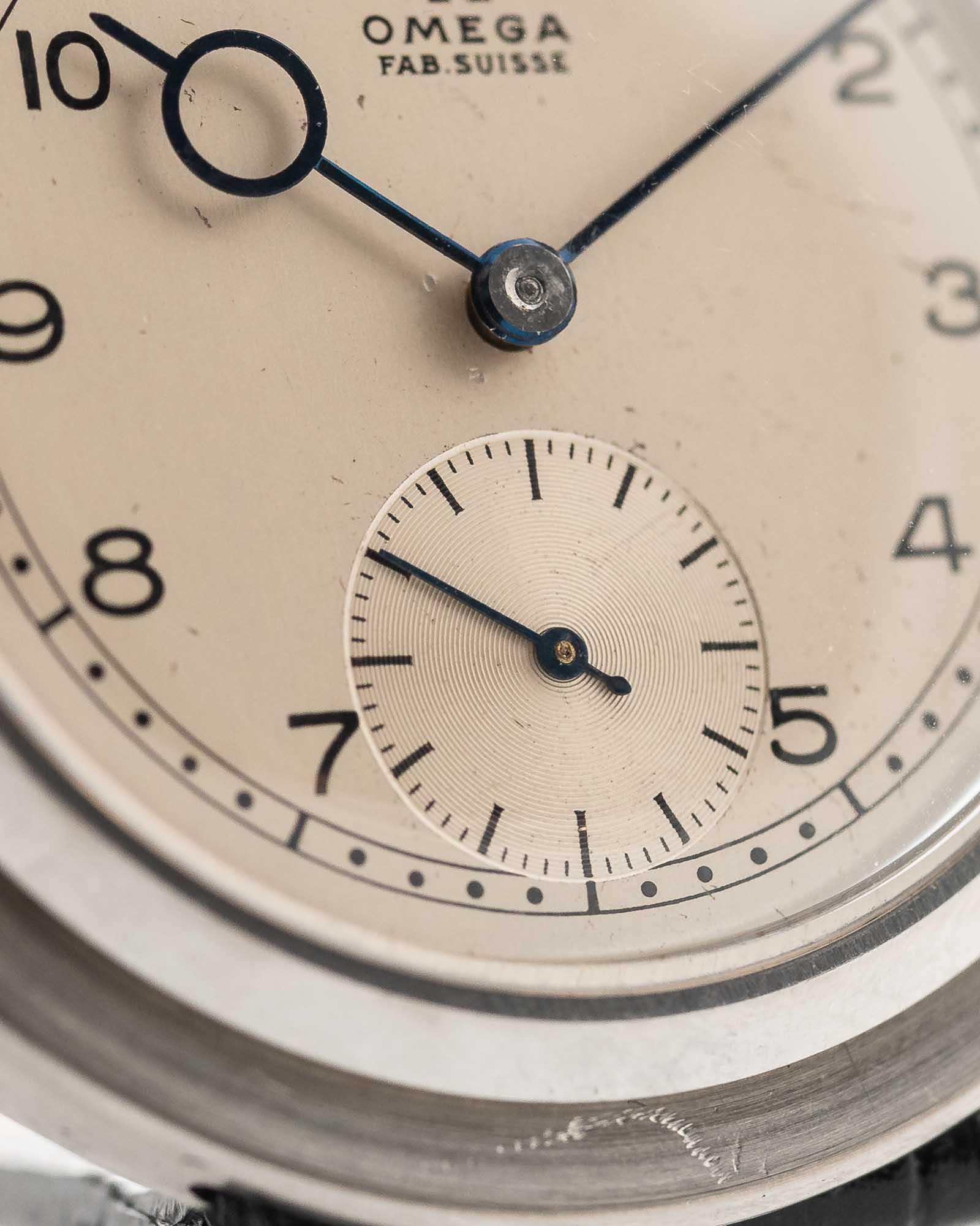 Omega Art Deco Jumbo Disco Volante Pontife 1930s - Image 9