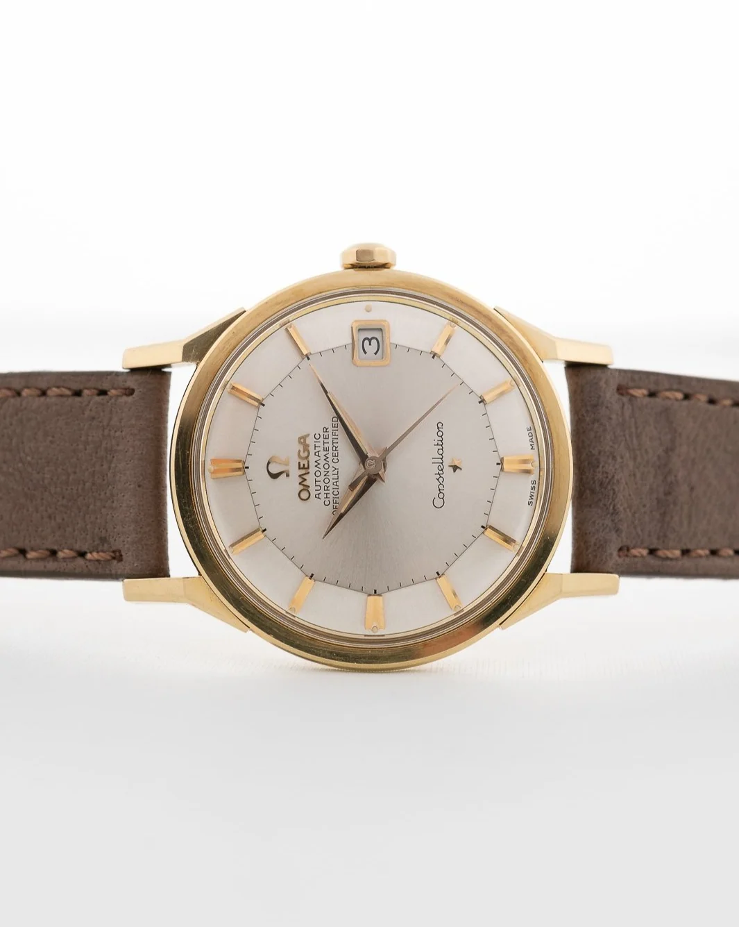Omega Constellation 14k Pie Pan 1963