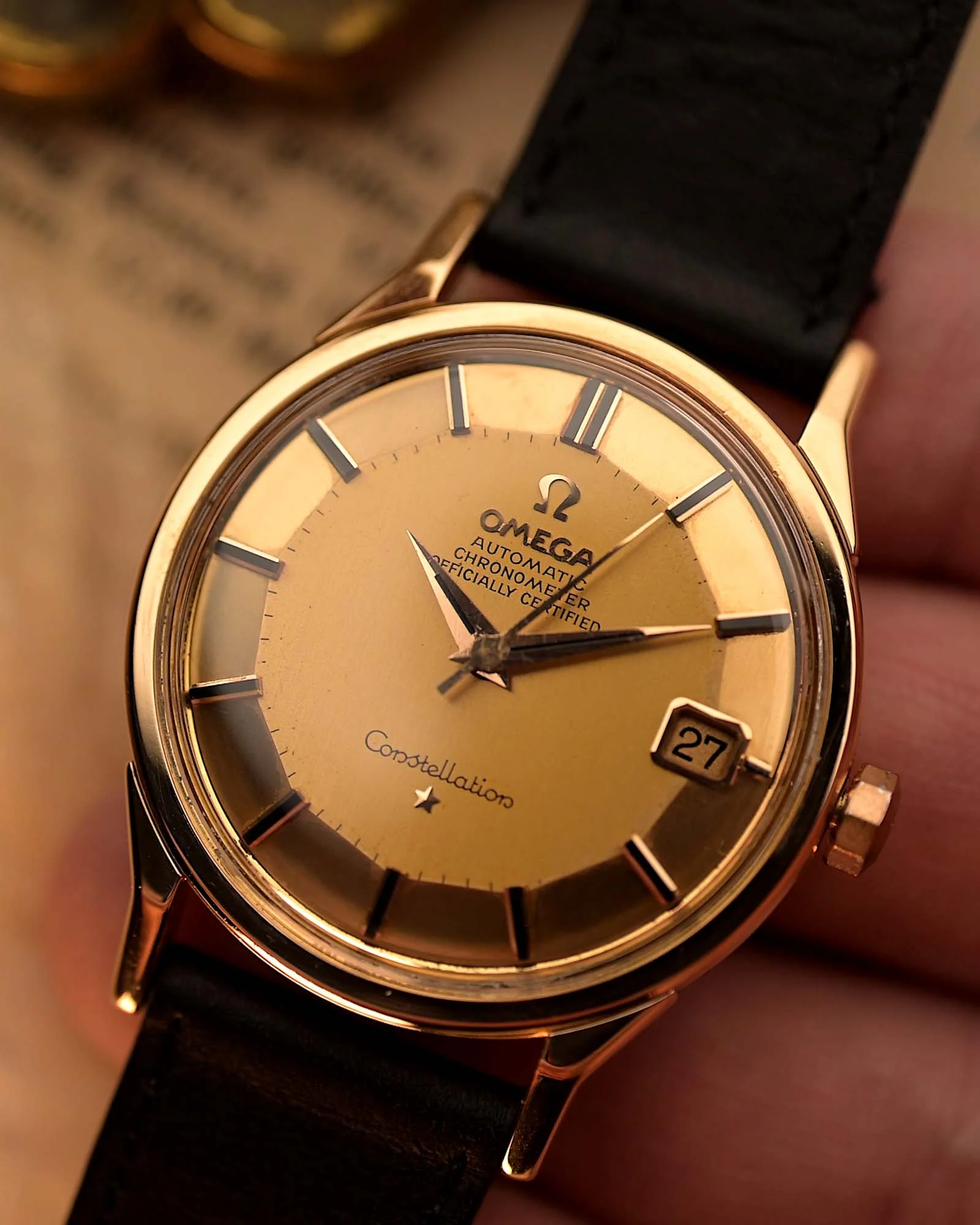 Omega 18k Constellation 168005 Pie Pan 1966 - Image 4