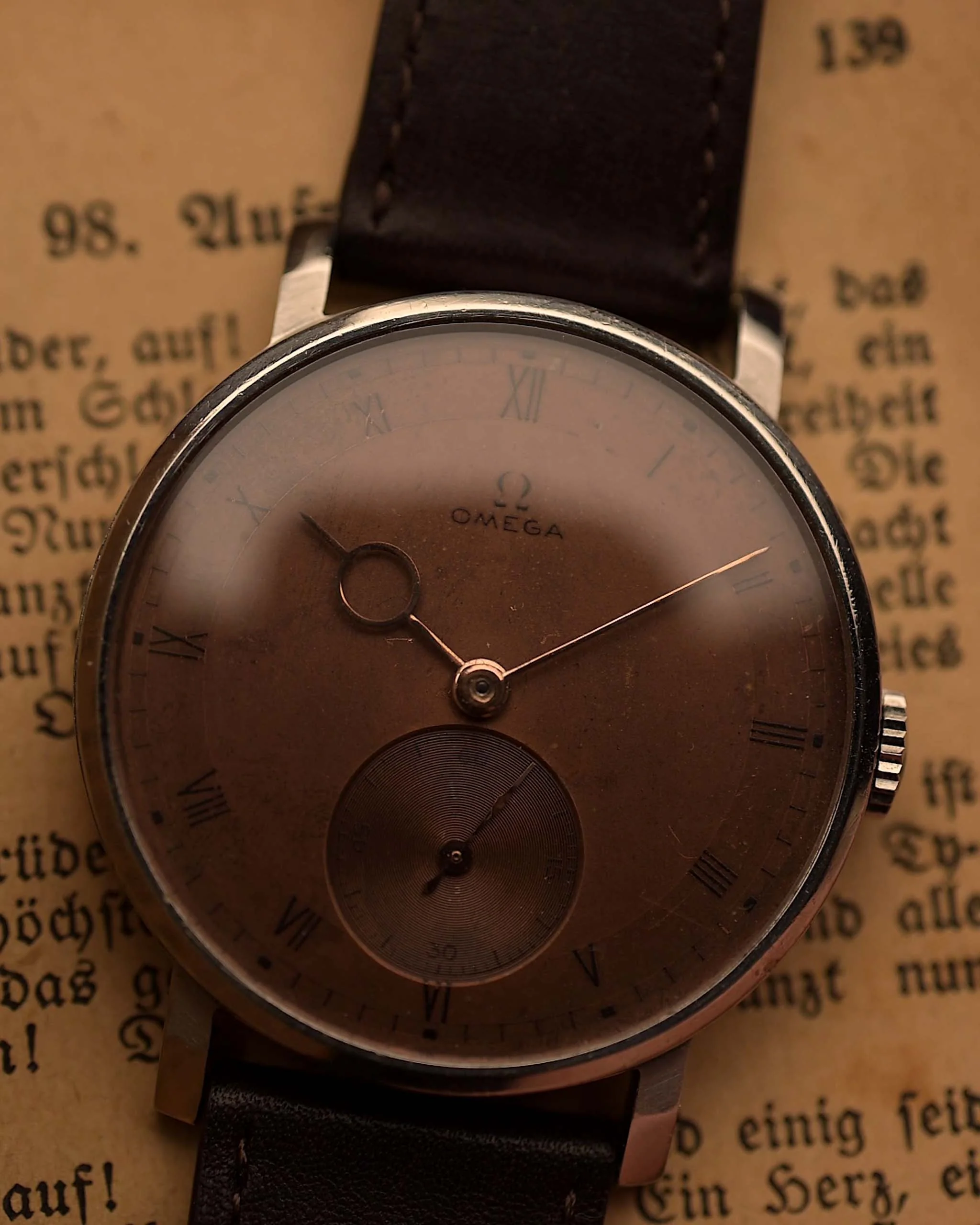 Omega Jumbo Art Deco Pontife 1940s - Image 4