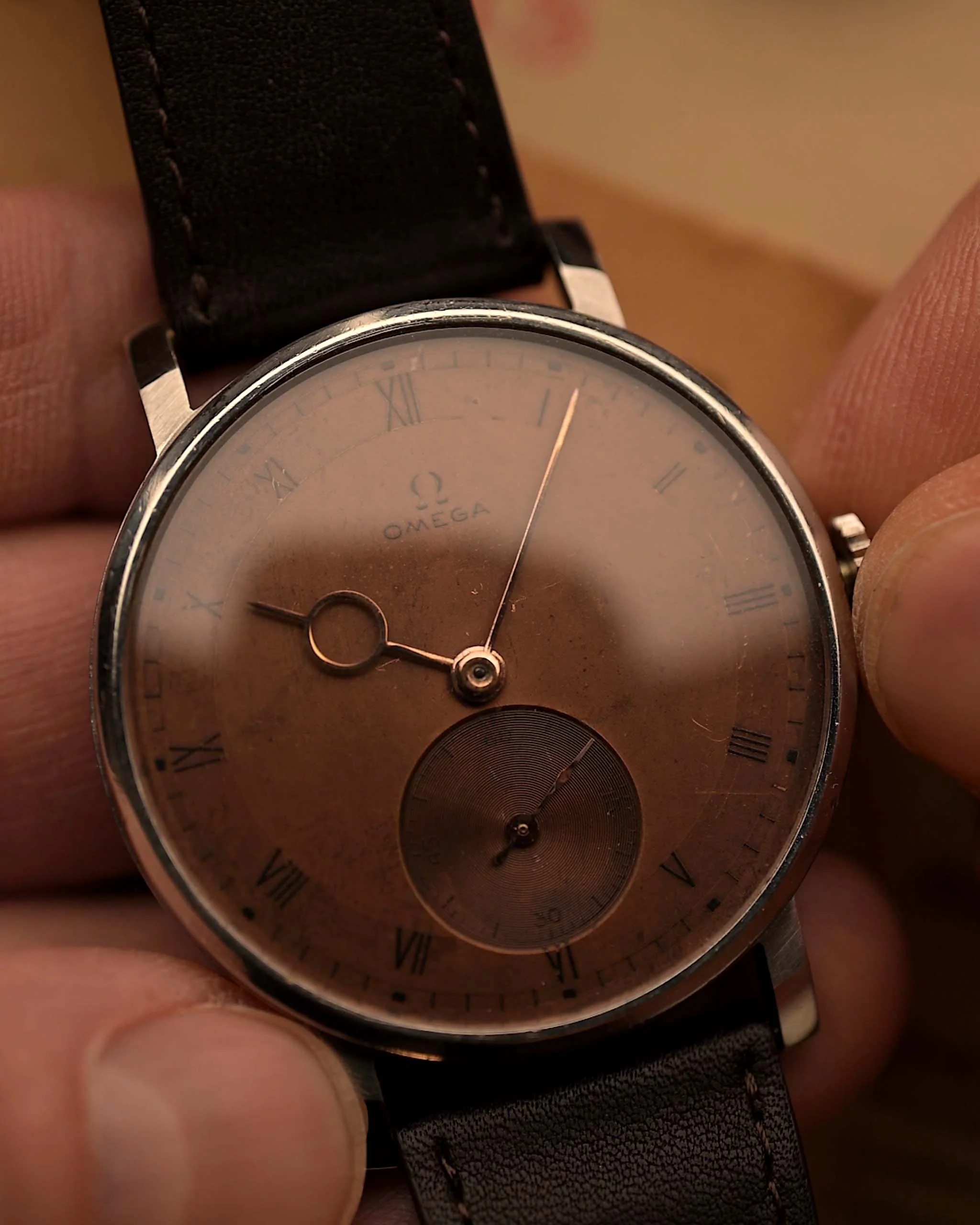 Omega Jumbo Art Deco Pontife 1940s - Image 7