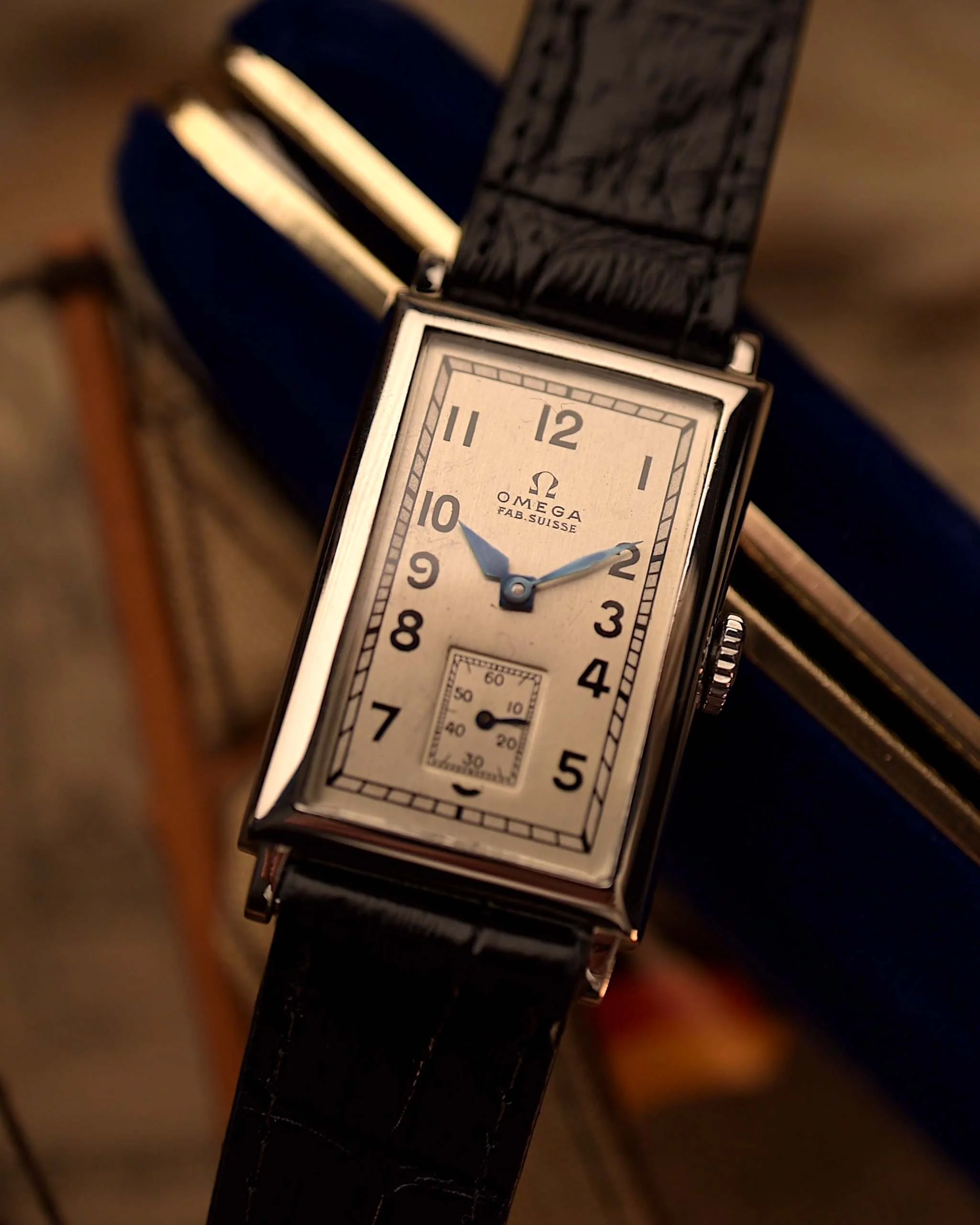 Omega T17 Art Deco Rectangular 1940s - Image 5