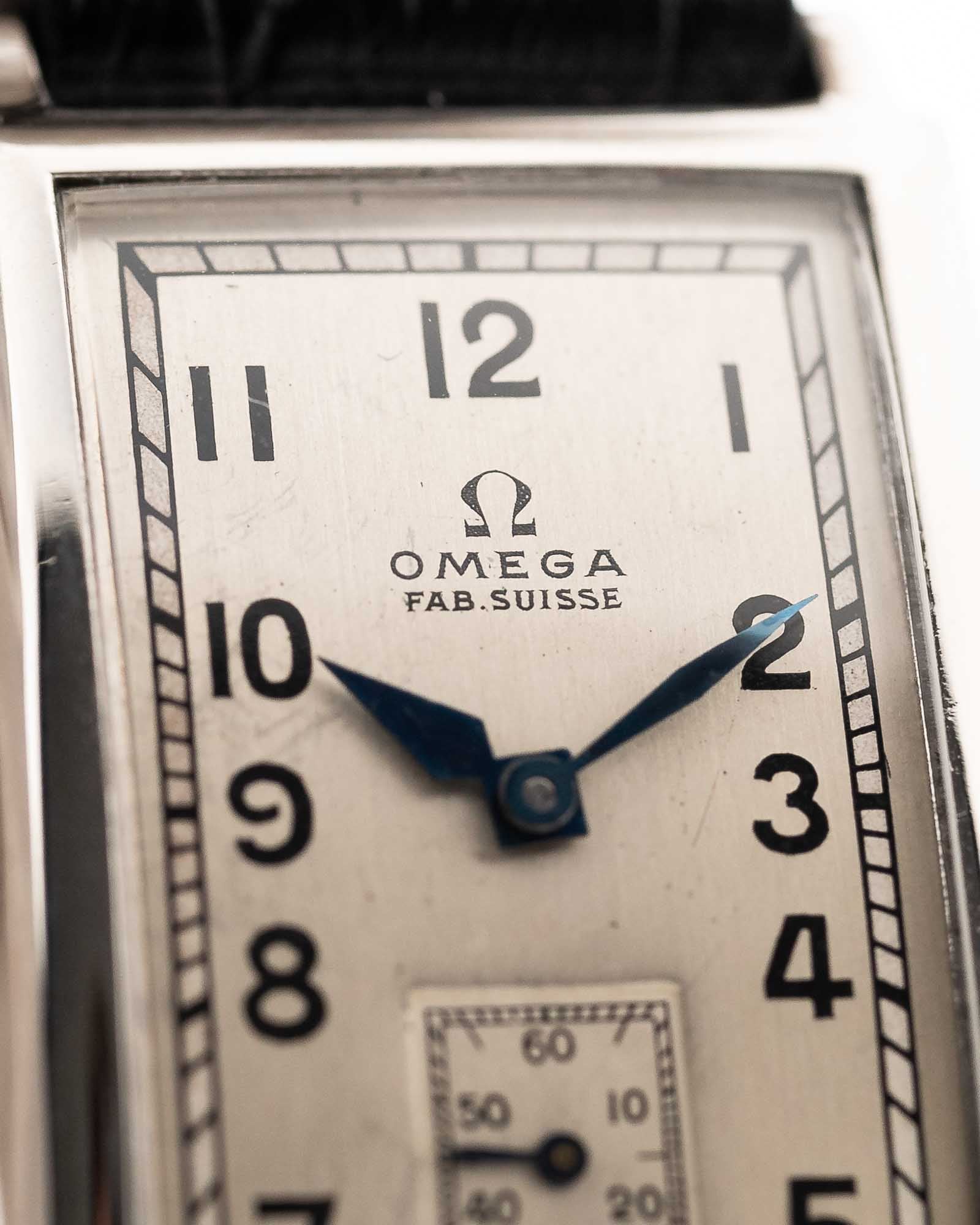 Omega T17 Art Deco Rectangular 1940s - Image 8
