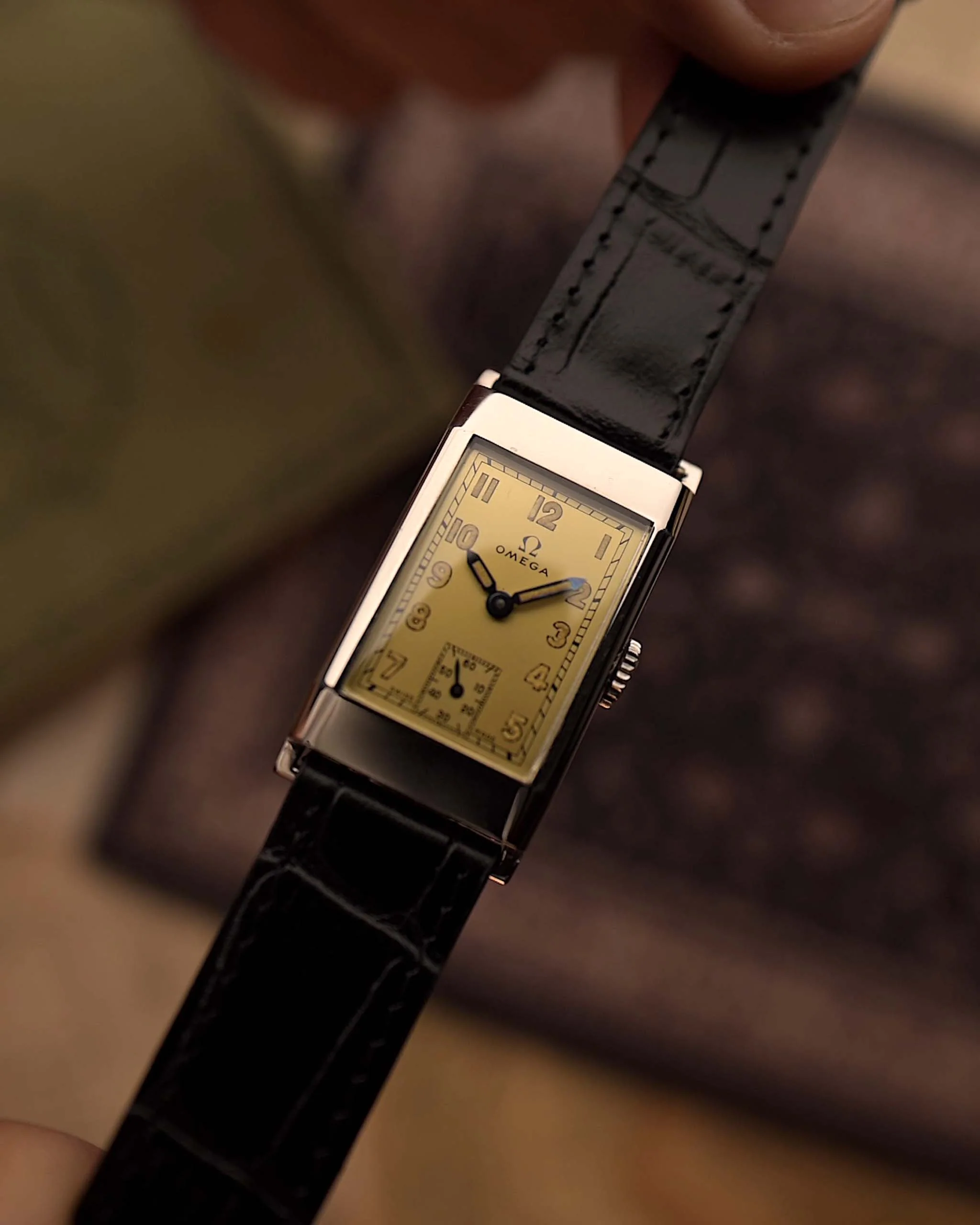 Omega T17 Art Deco Rectangular 1940s - Image 4