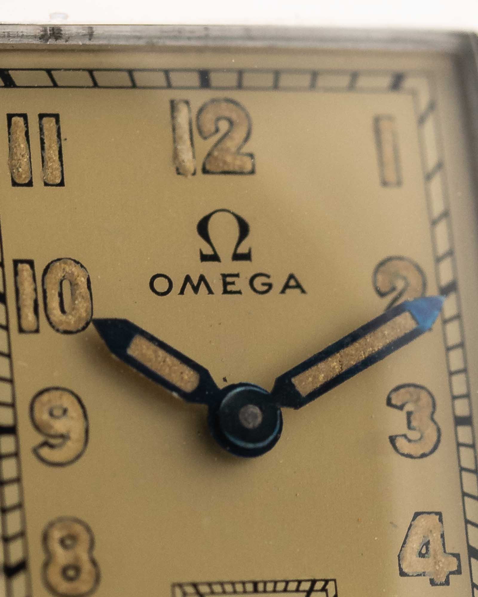 Omega T17 Art Deco Rectangular 1940s - Image 7
