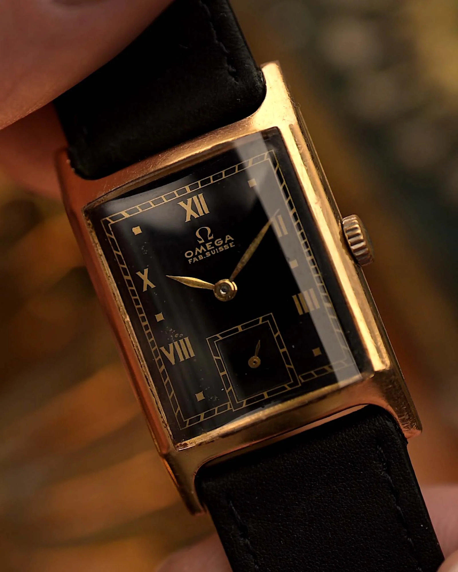 Omega Tank Gilt Roman 1944 - Image 4