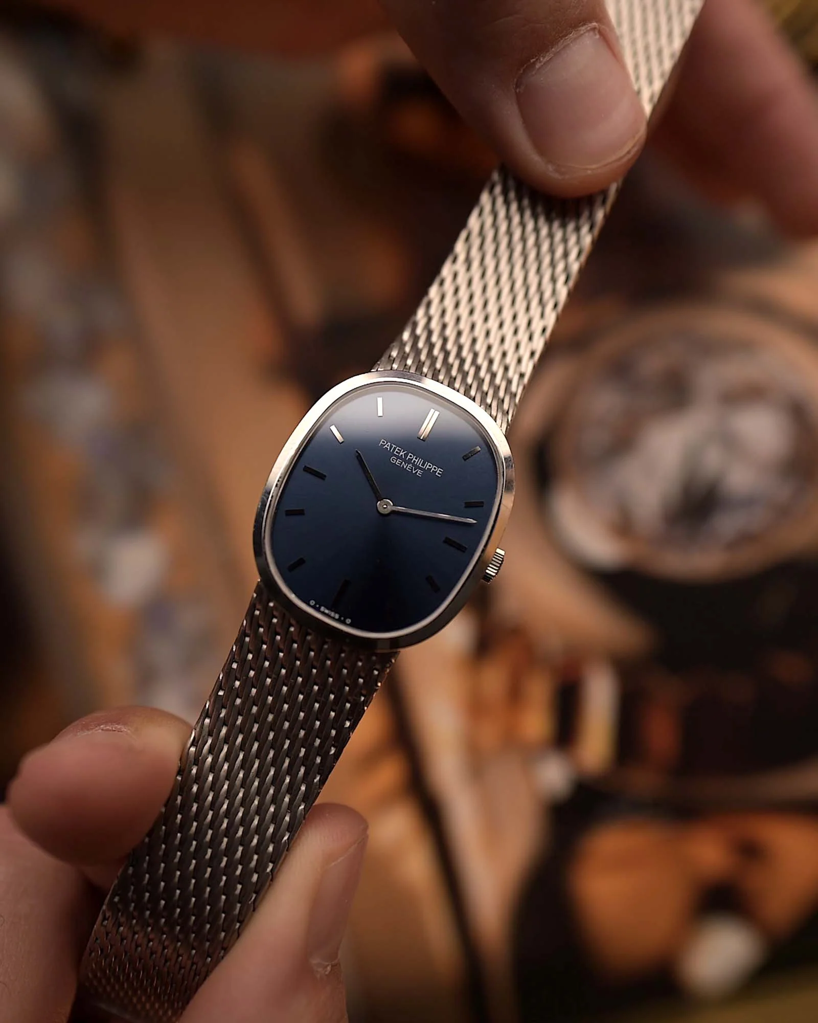 Patek Philippe 3548 Ellipse d’Or Blue 1973 - Image 3