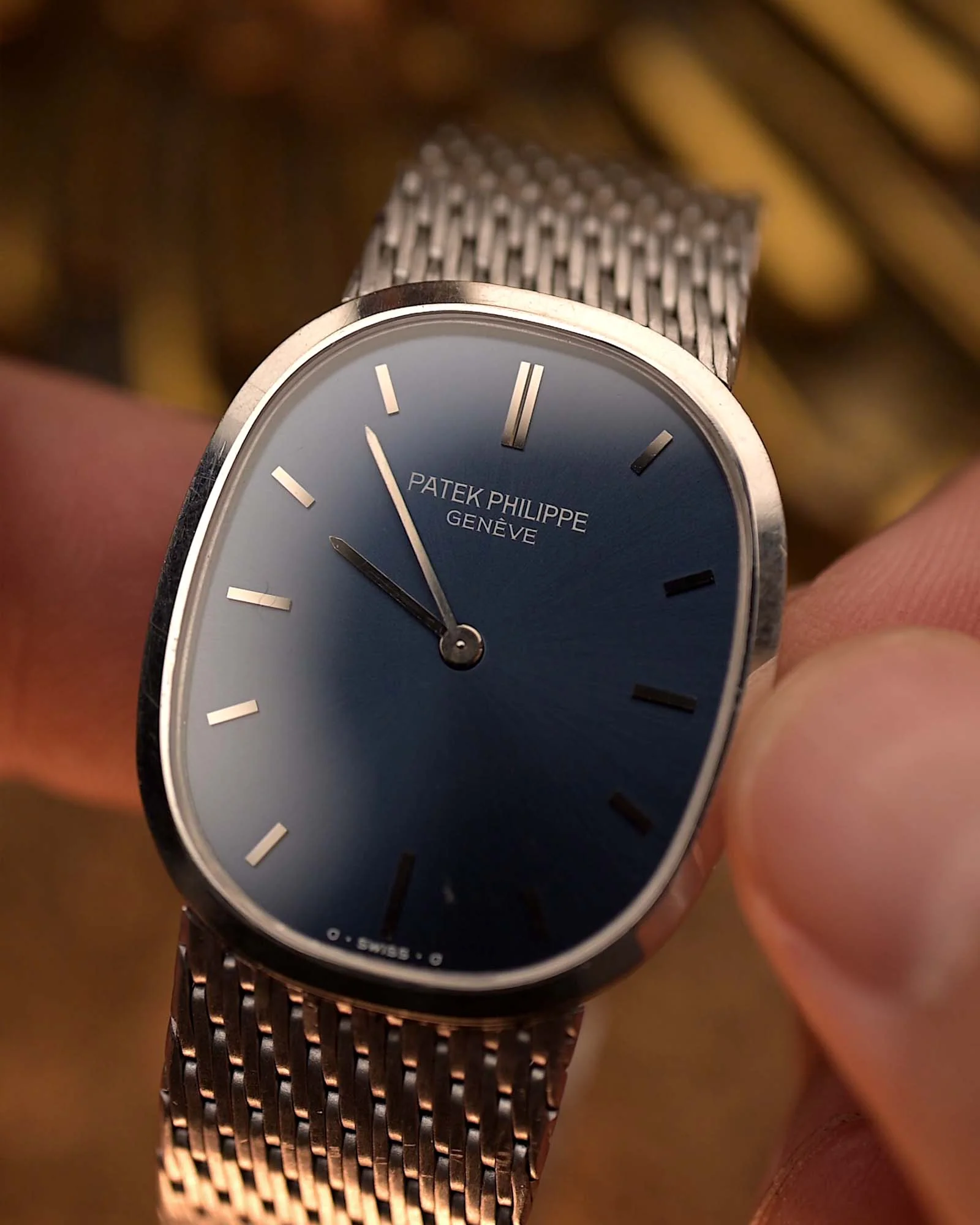 Patek Philippe 3548 Ellipse d’Or Blue 1973 - Image 4
