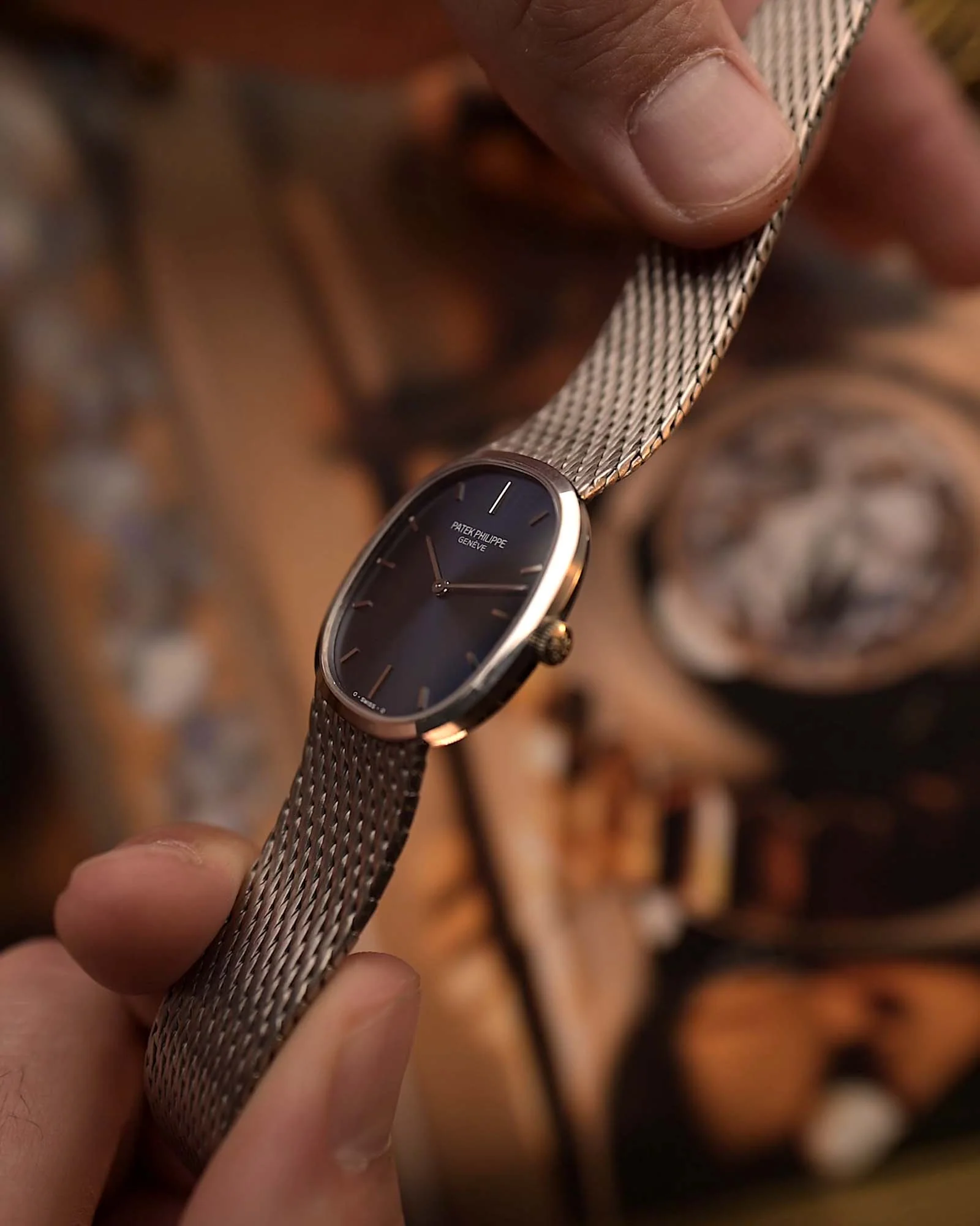Patek Philippe 3548 Ellipse d’Or Blue 1973 - Image 6