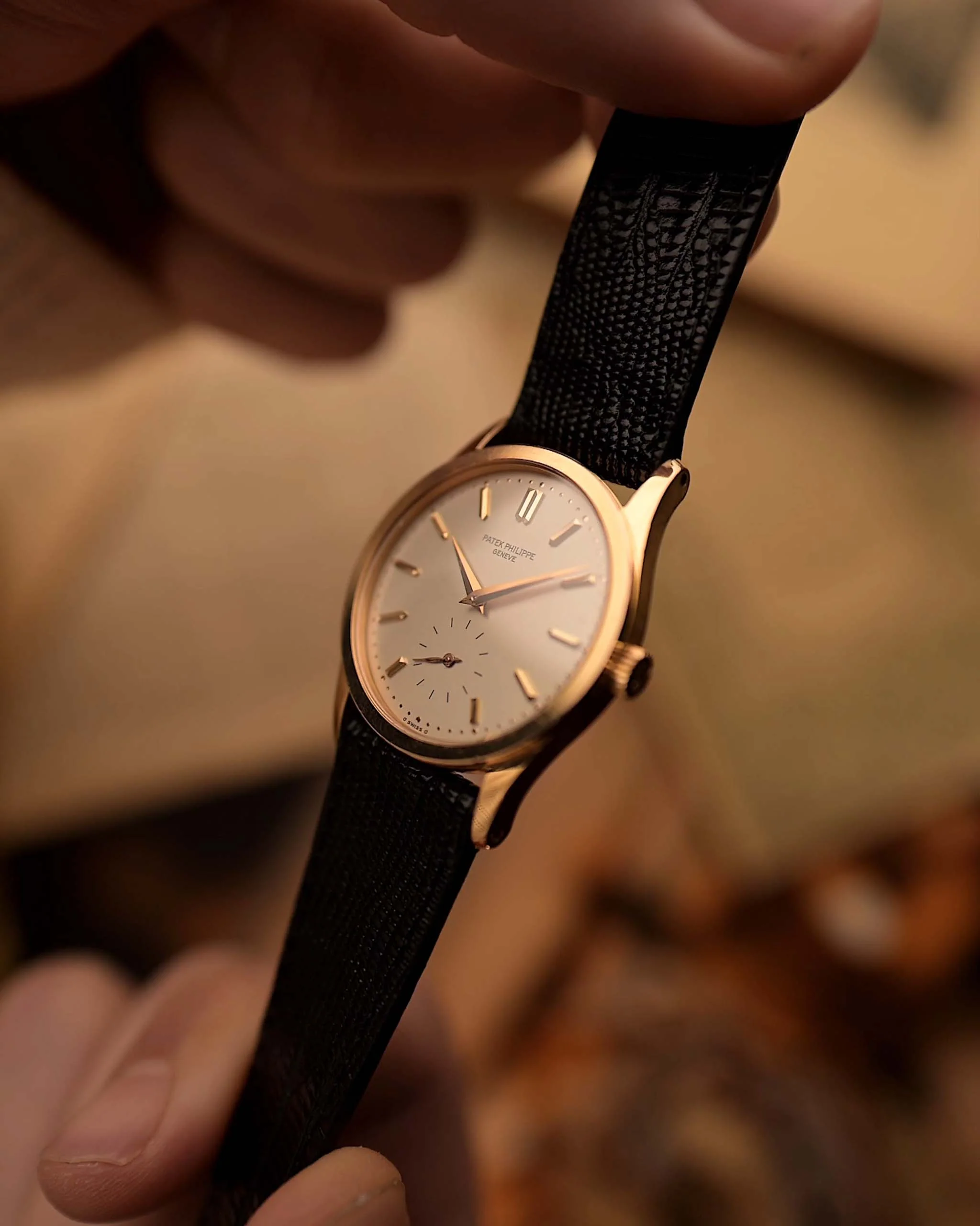 Patek Philippe 3796 Calatrava 18k Rose 1993 - Image 4
