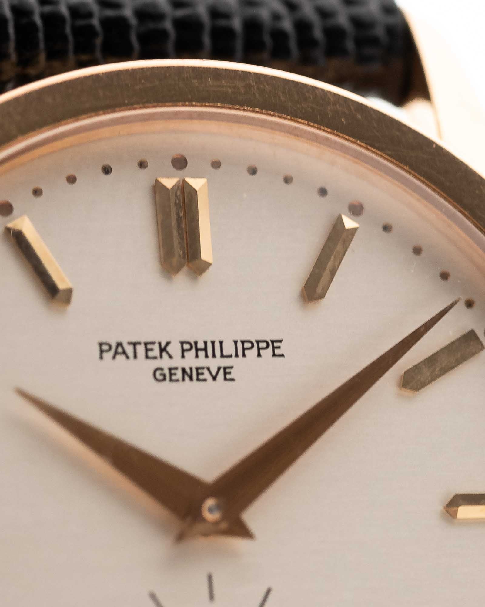 Patek Philippe 3796 Calatrava 18k Rose 1993 - Image 8