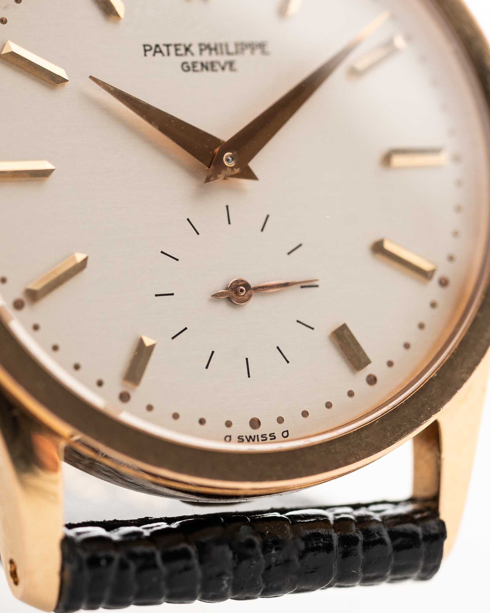 Patek Philippe 3796 Calatrava 18k Rose 1993 - Image 9