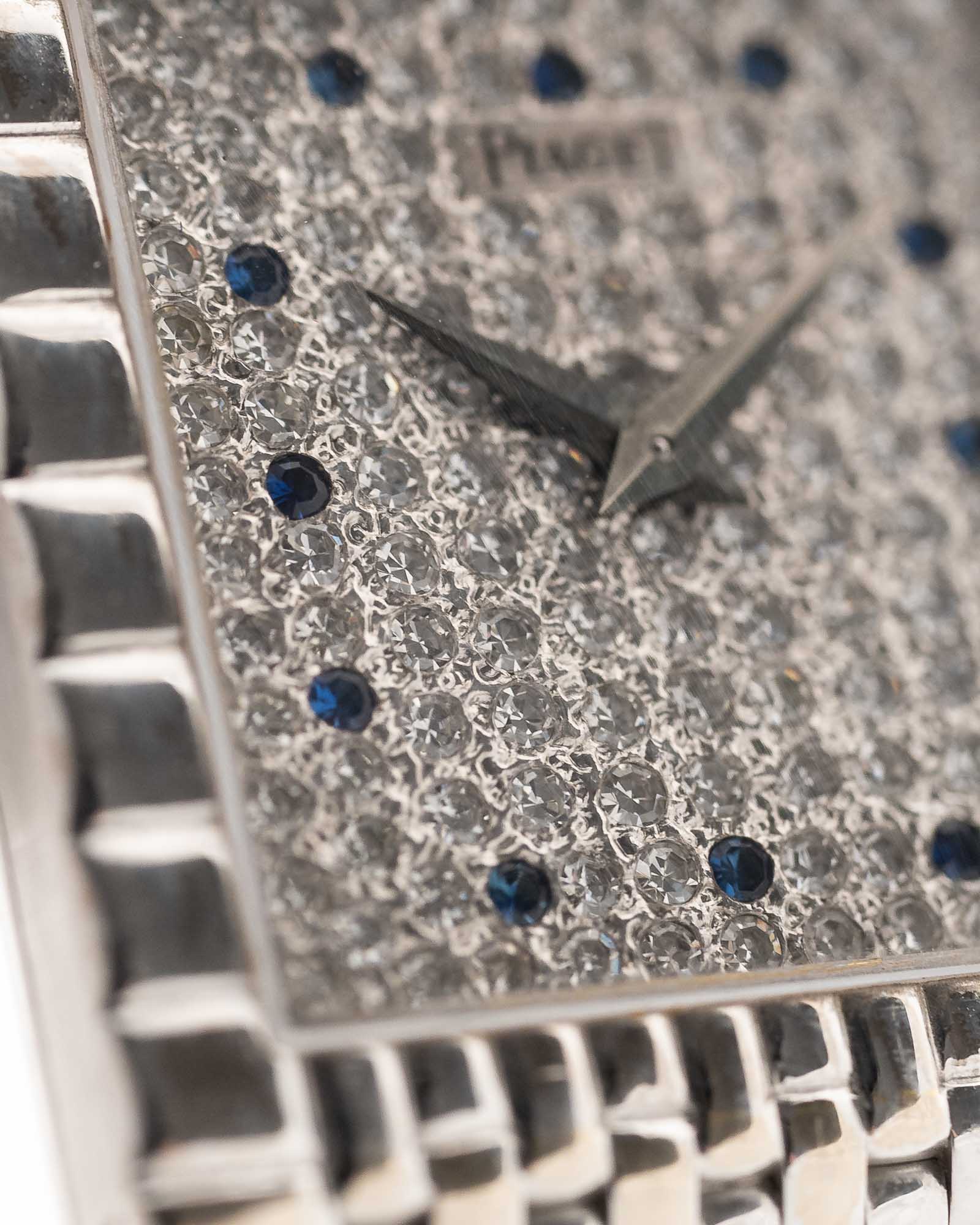 Piaget Emperador 9131 Pavé Sapphire 1980s - Image 10