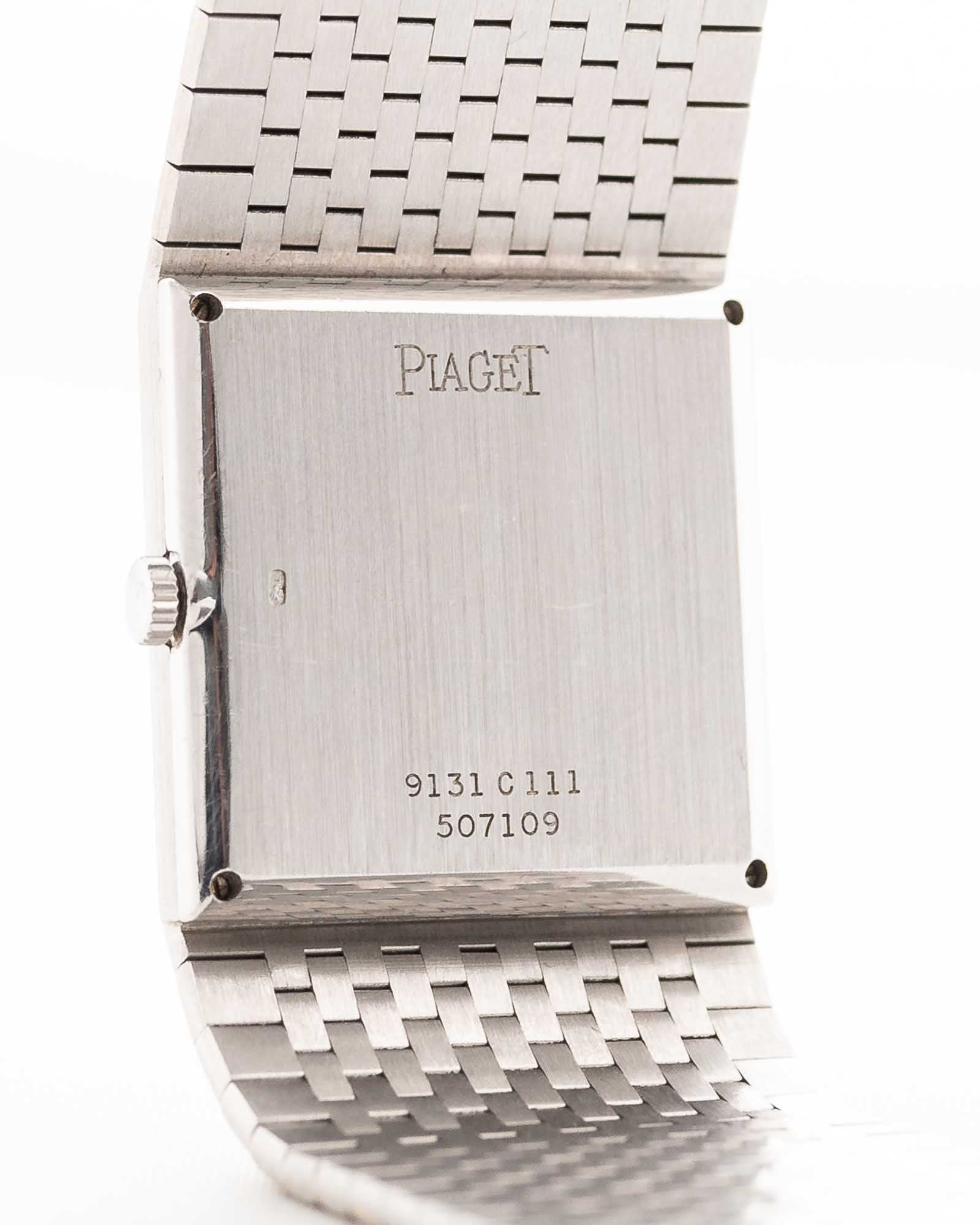 Piaget Emperador 9131 Pavé Sapphire 1980s - Image 14