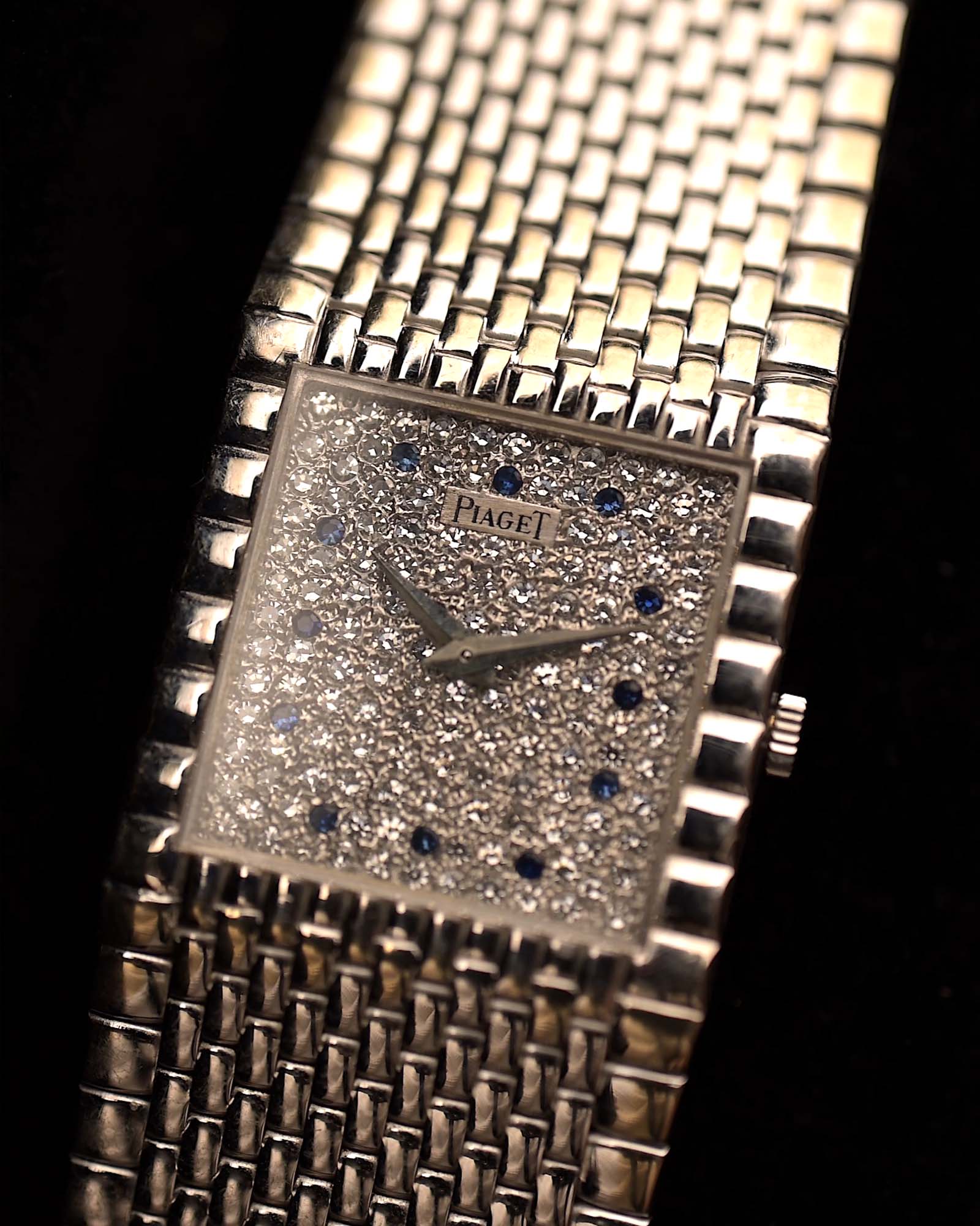 Piaget Emperador 9131 Pavé Sapphire 1980s - Image 5