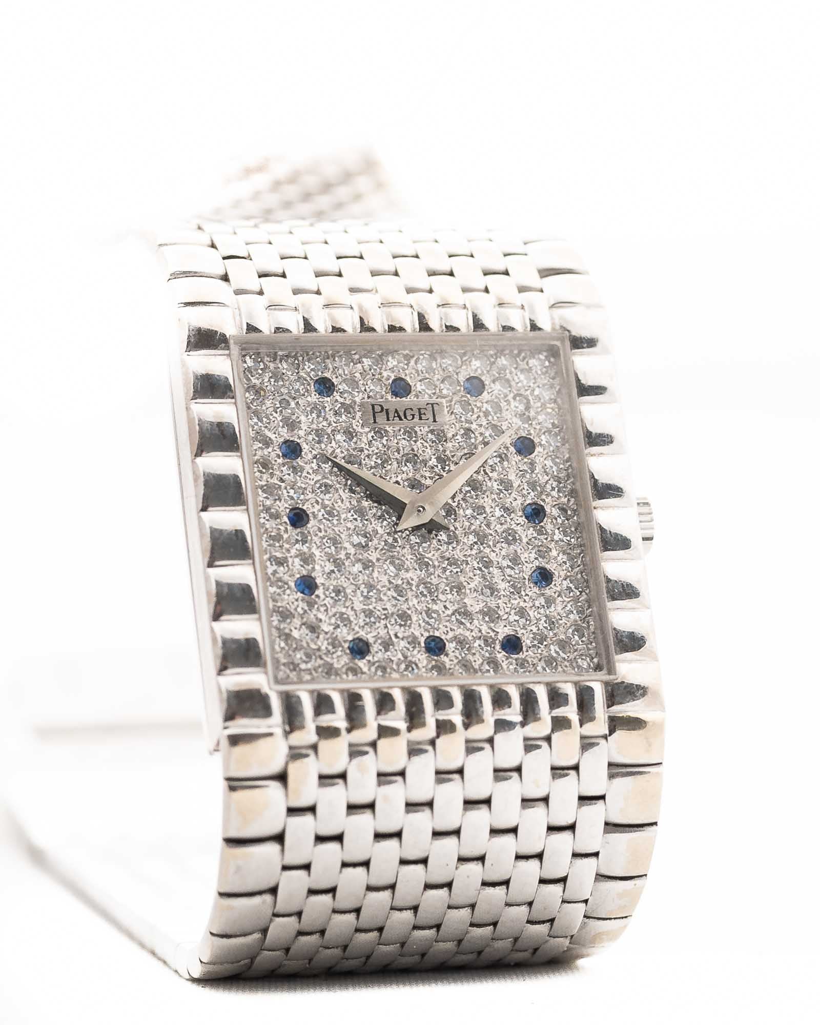 Piaget Emperador 9131 Pavé Sapphire 1980s - Image 7