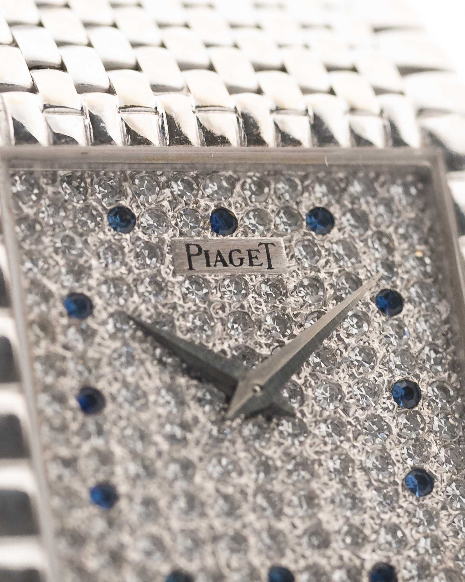 Piaget Emperador 9131 Pavé Sapphire 1980s - Image 8