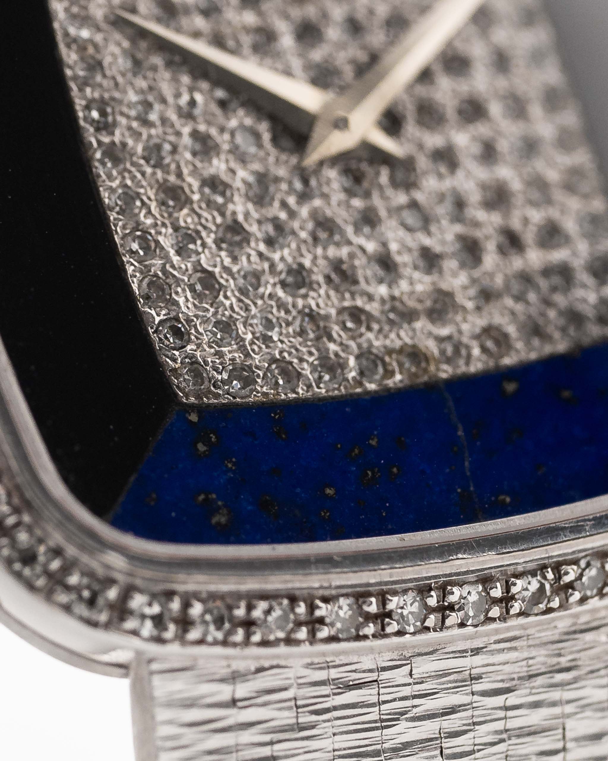 Piaget Square 9775 Lapis Onyx Diamond 1970s - Image 10