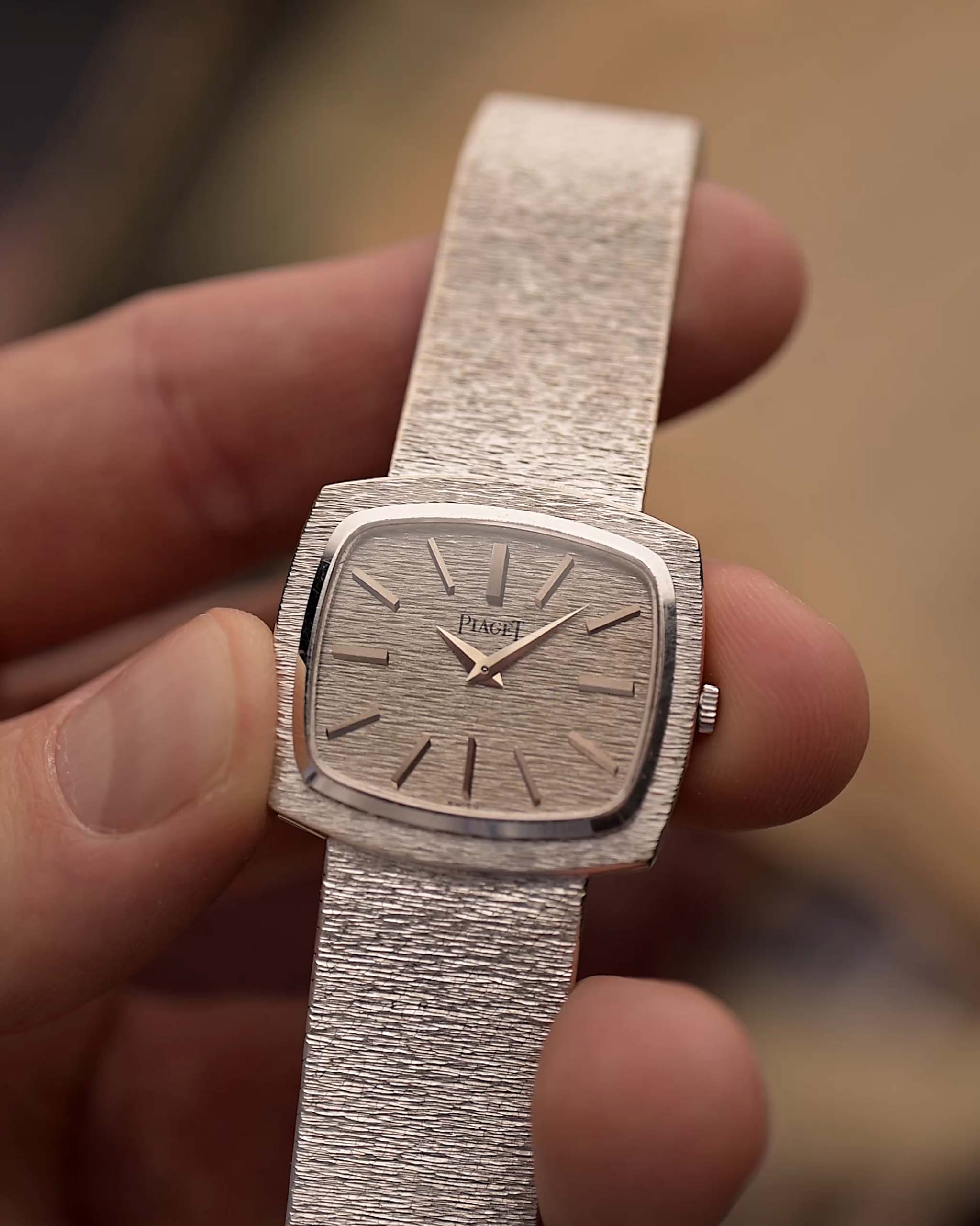 Piaget TV 9574 Bark White Gold 1970 - Image 3
