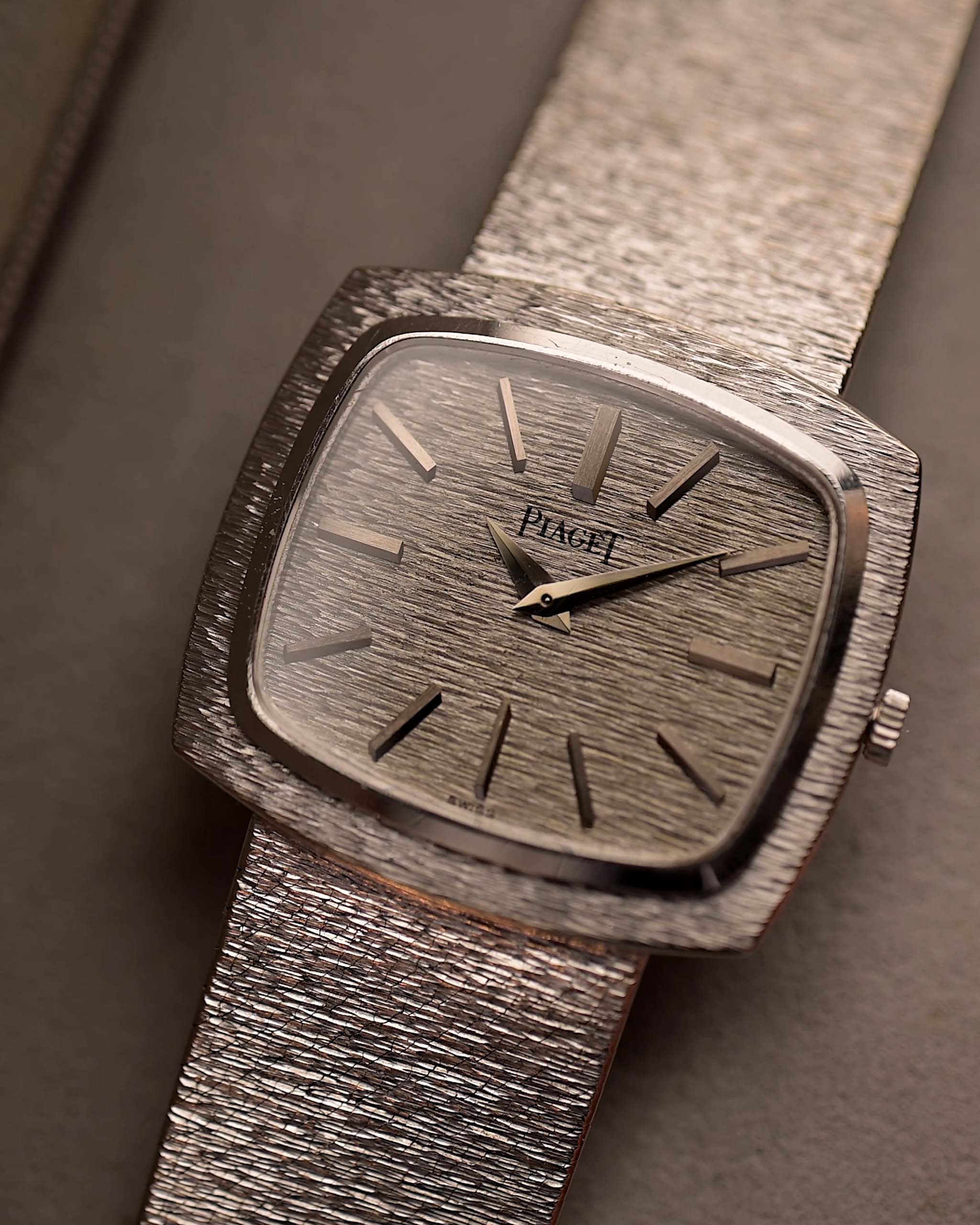 Piaget TV 9574 Bark White Gold 1970 - Image 4