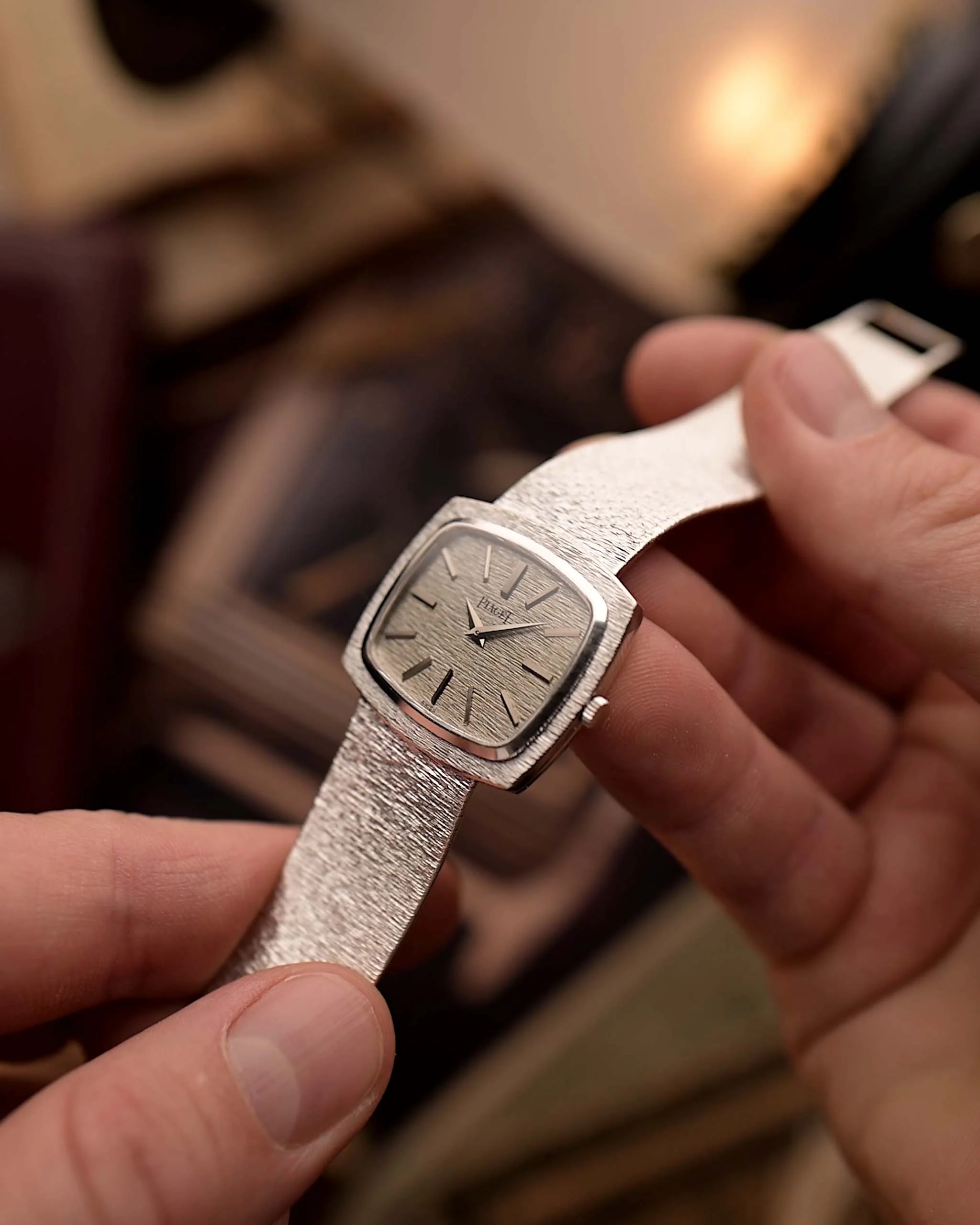 Piaget TV 9574 Bark White Gold 1970 - Image 5