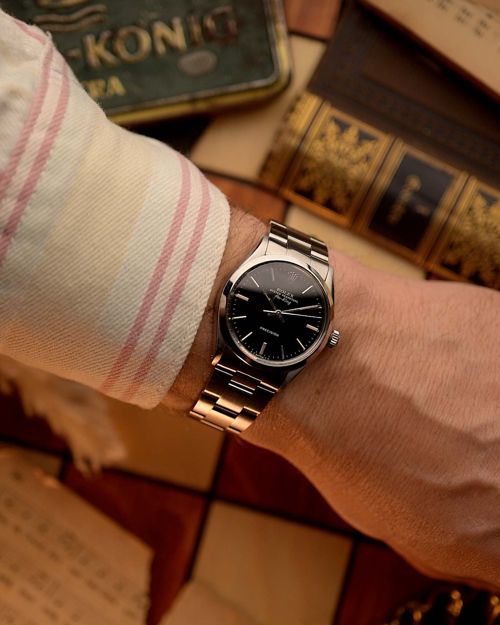 Rolex Air King 5500 Black 1979 - Image 2