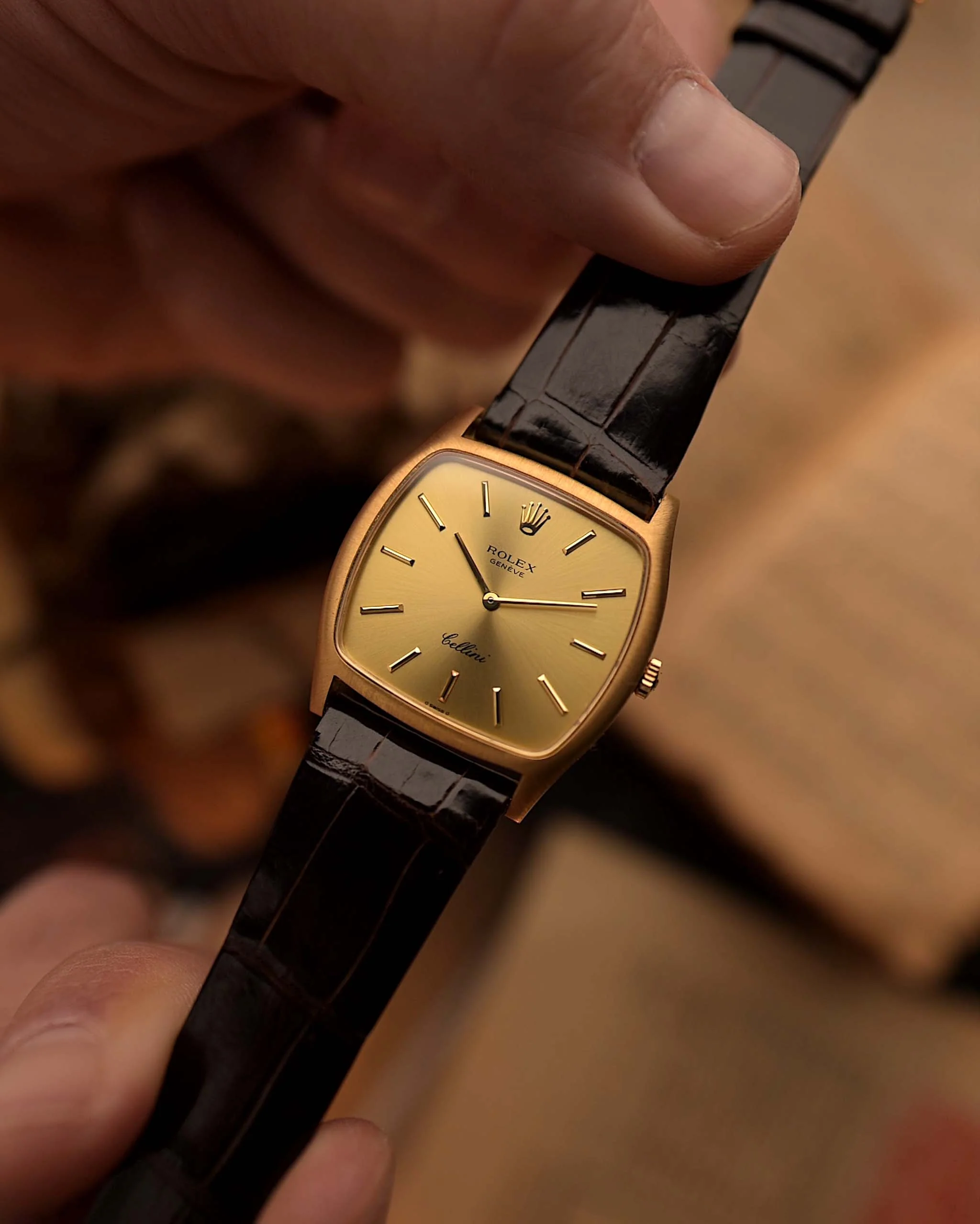 Rolex Cellini 3805 Tonneau 1976 - Image 3