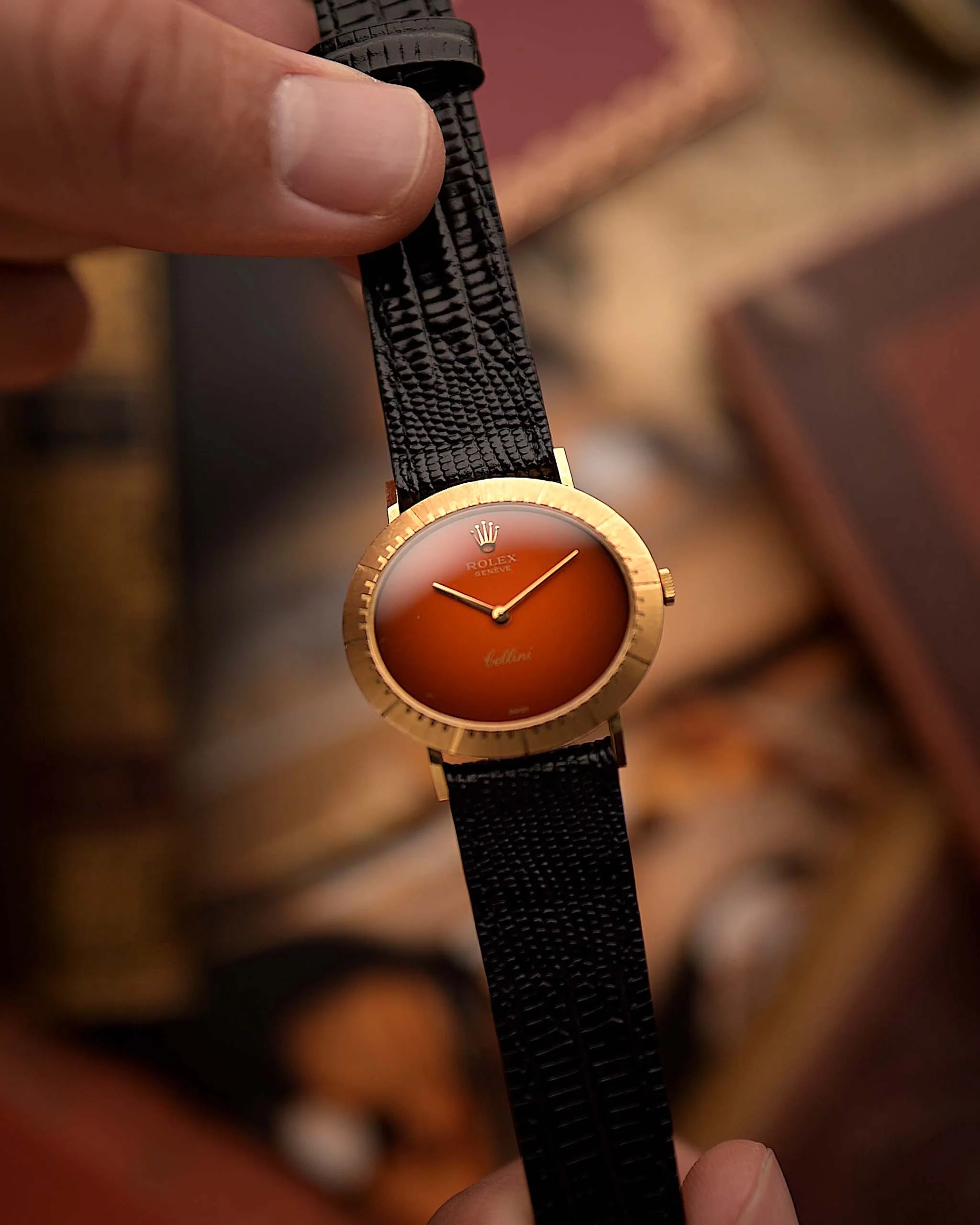 Rolex Cellini 4083 Red Ombre 1976 - Image 4