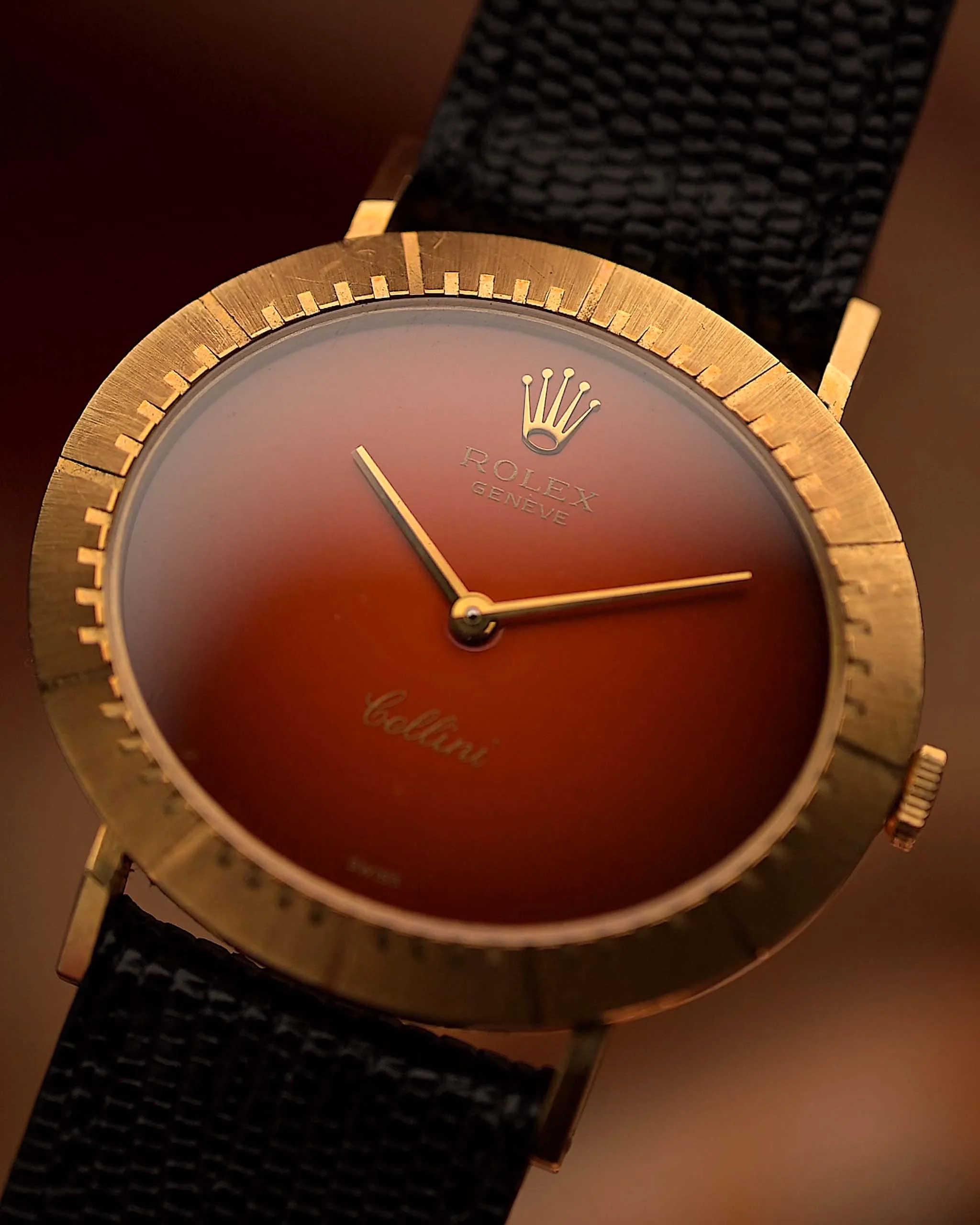 Rolex Cellini 4083 Red Ombre 1976 - Image 5
