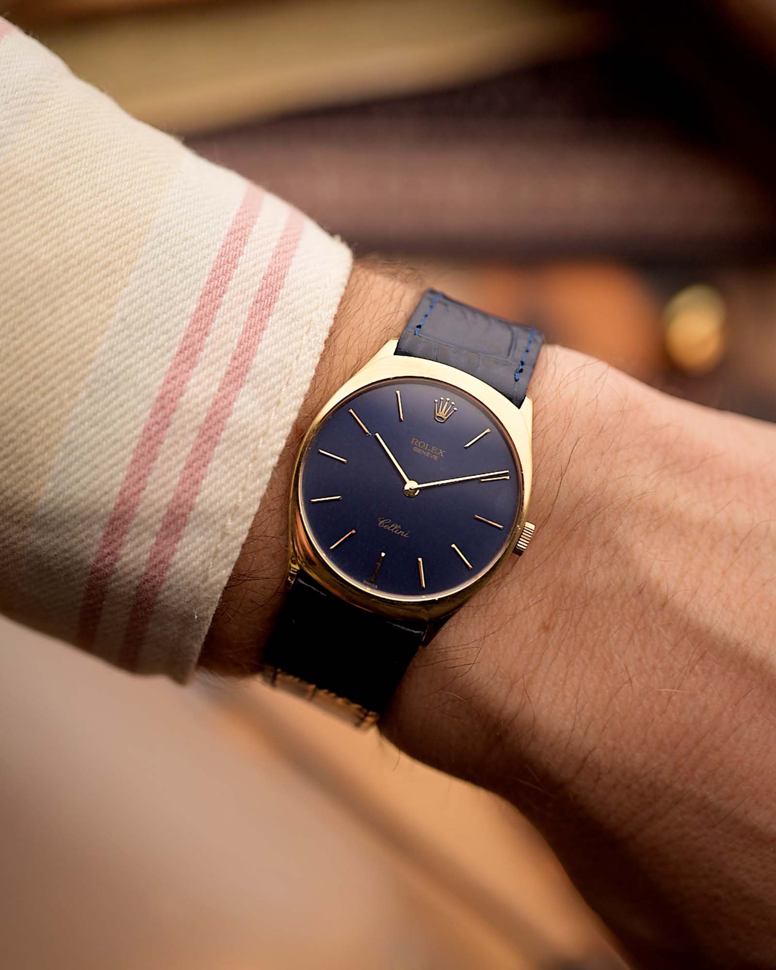 Rolex Cellini 4133 Blue 1990s - Image 2