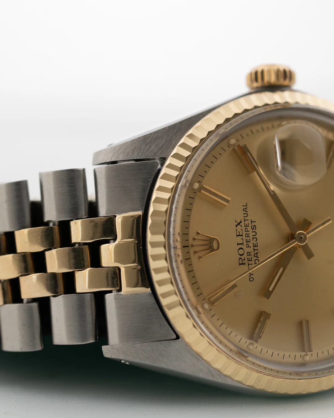 Rolex Datejust Bicolor Pie Pan 1971 - Image 5
