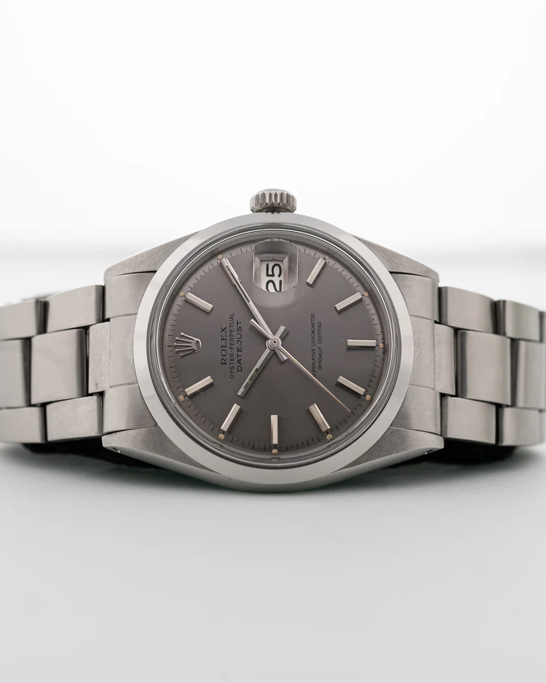 Rolex Datejust Grey Pie Pan 1969